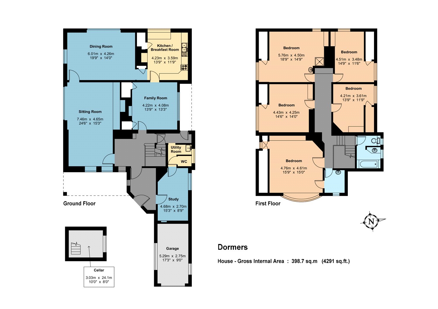 5 Bedrooms Detached house for sale in Brogdale Road, Ospringe, Faversham, Kent ME13