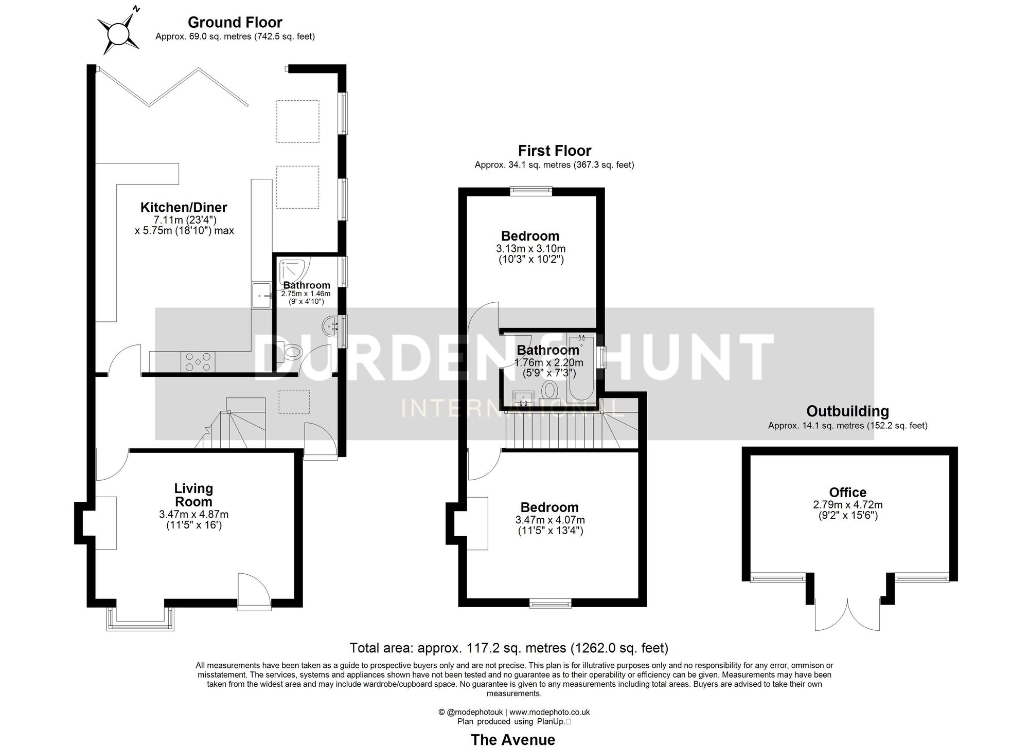 45 The Avenue, Dunmow floorplan