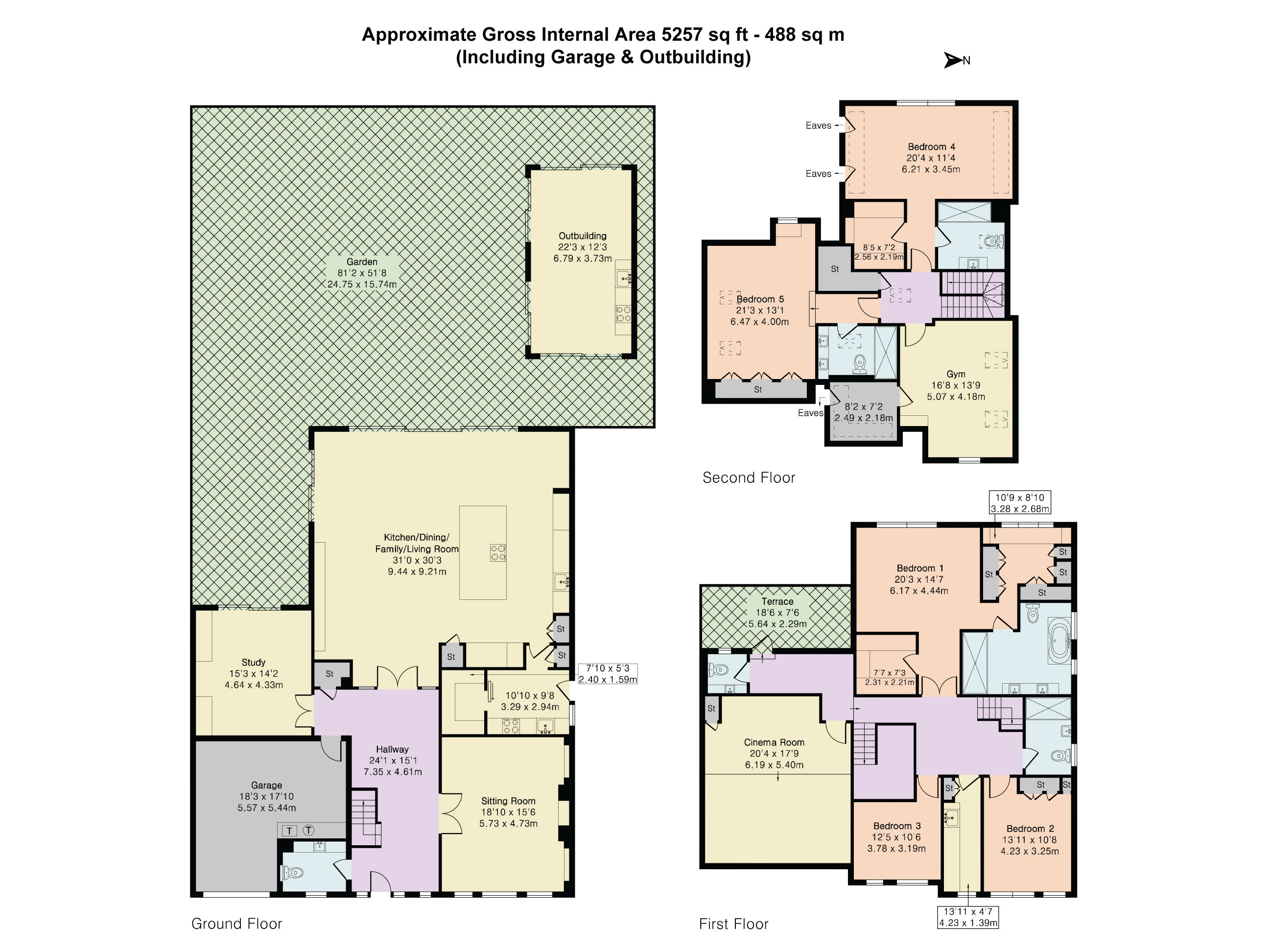 10, Park View Road, London floorplan
