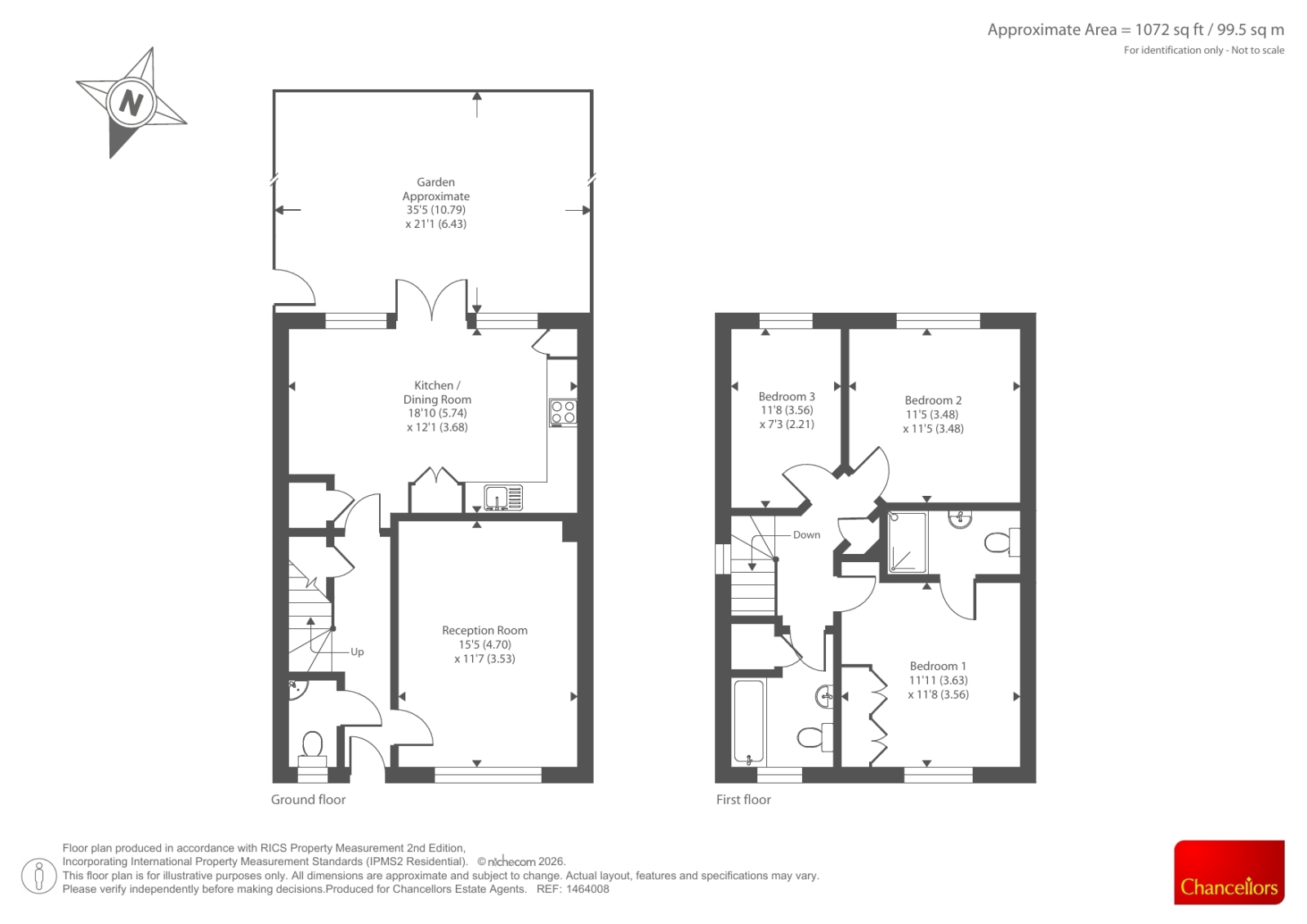 6, Ringlet Close, Bicester floorplan
