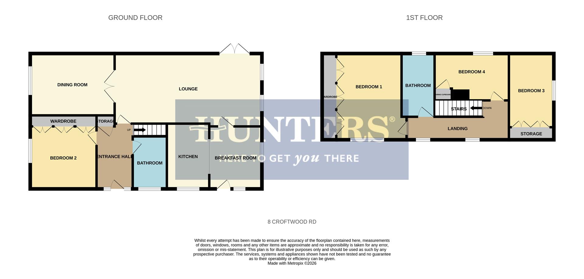 8, Croftwood Road, Stourbridge floorplan