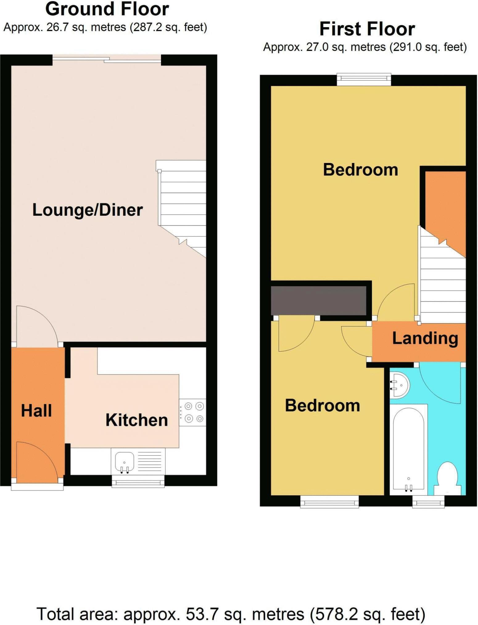 145, Mill Heath, Newport floorplan