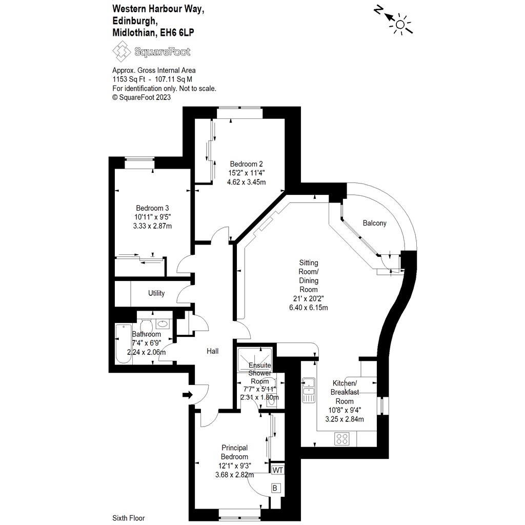 Western Harbour Way, Newhaven, Edinburgh EH6, 3 bedroom flat for sale