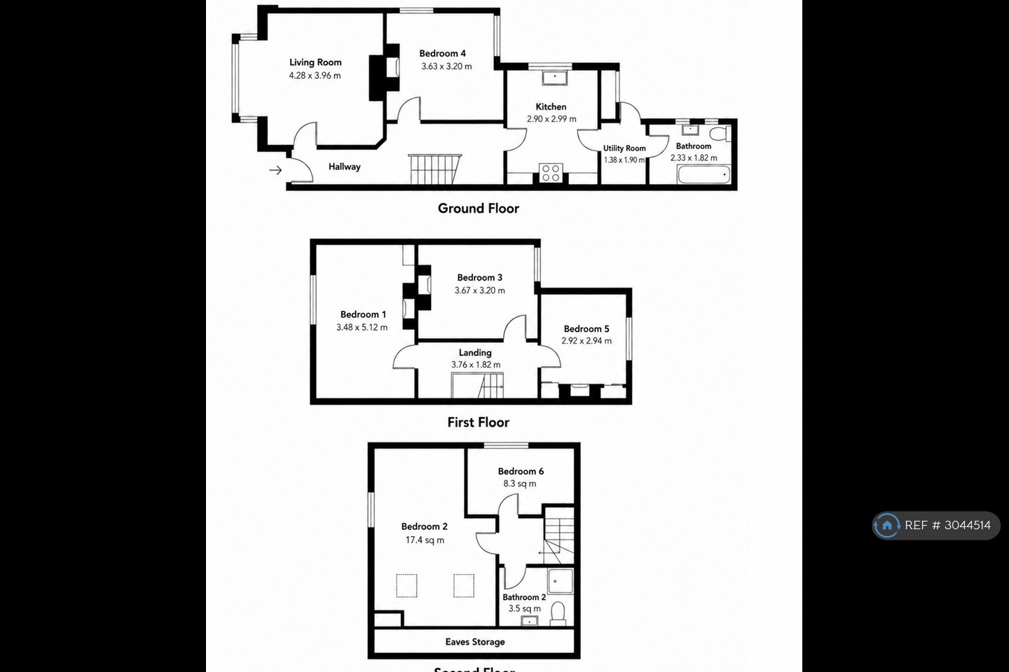 Elm Villa, High St Great Yeldham, Halstead floorplan