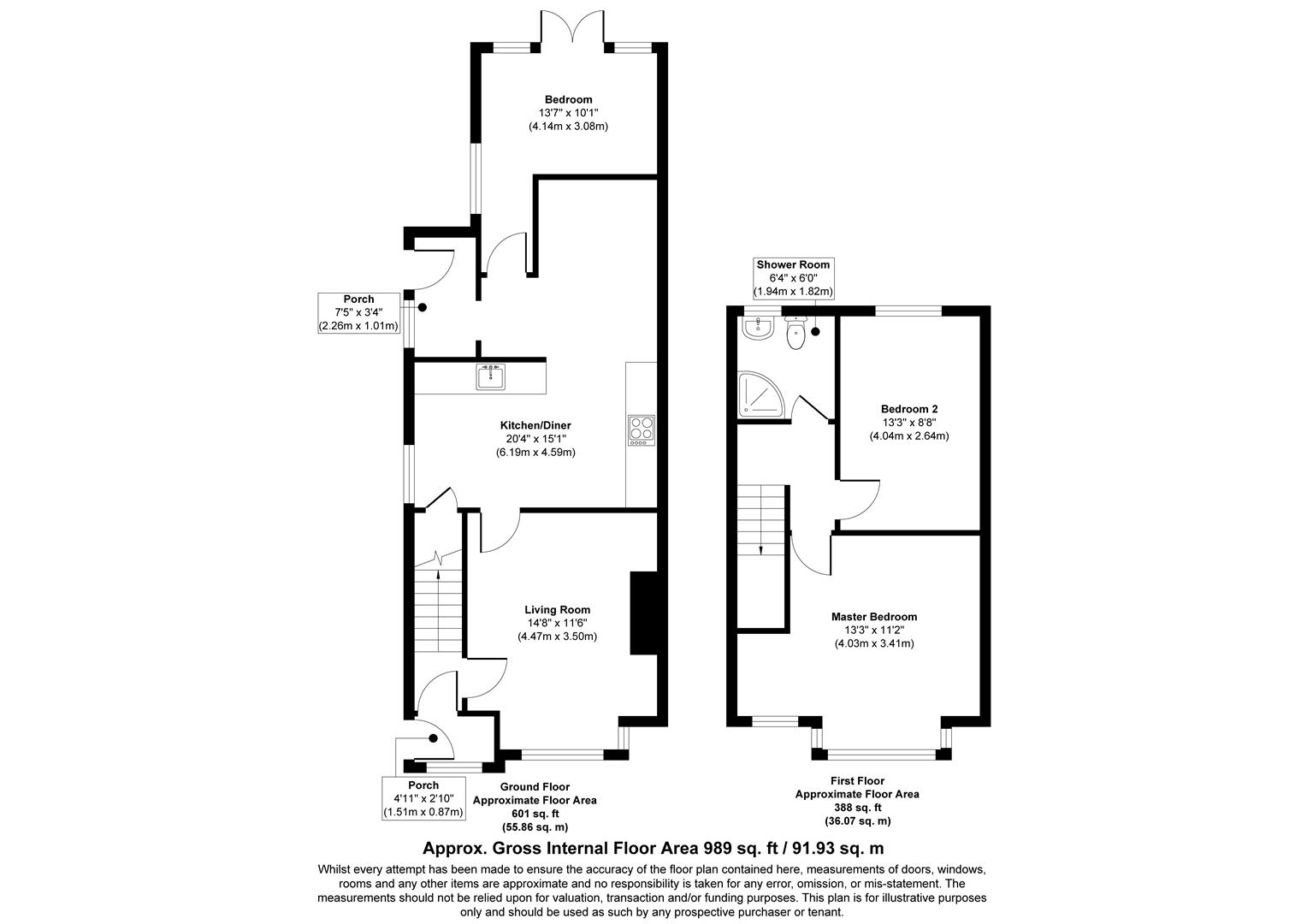 281, Church Street, Bolton floorplan