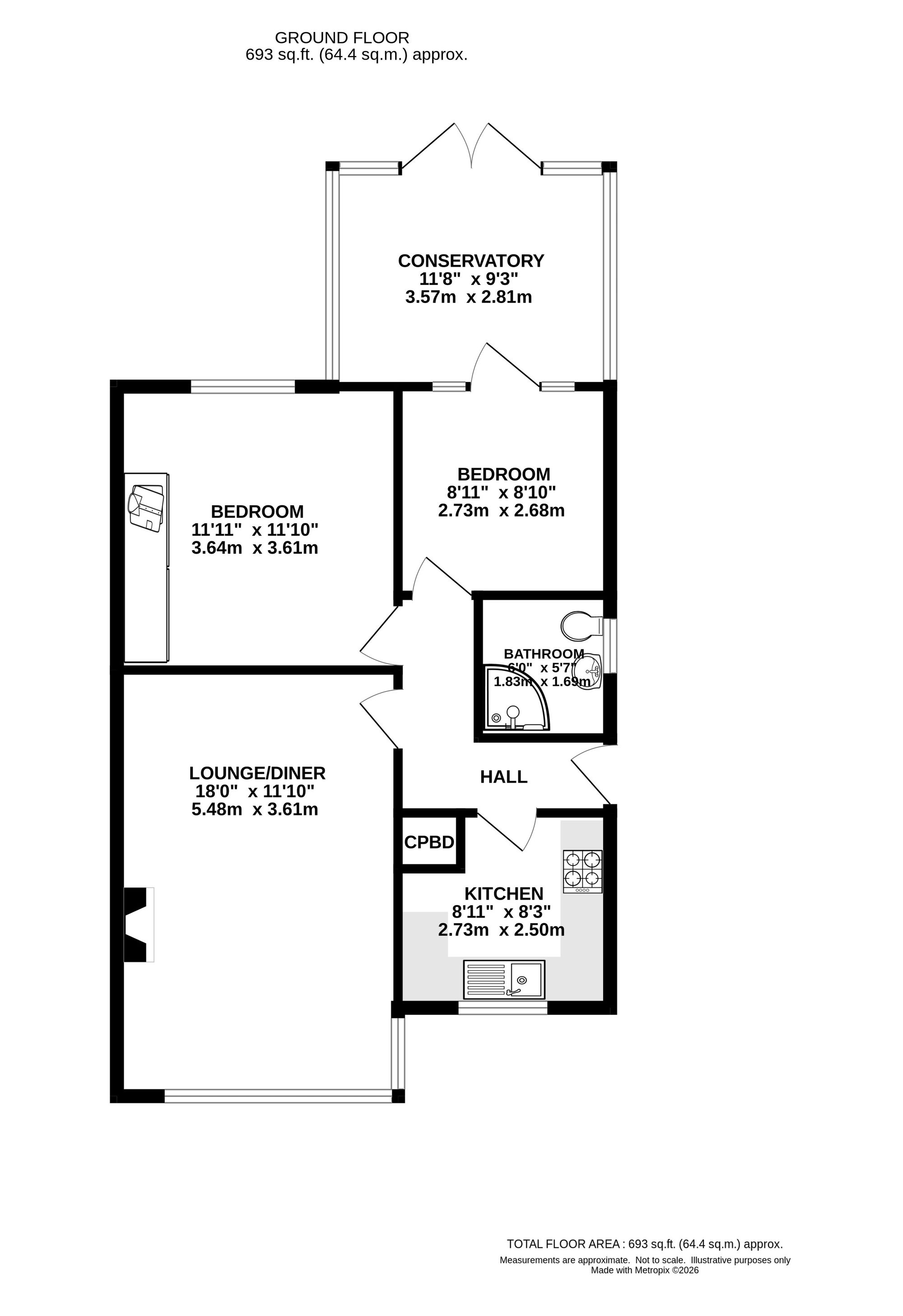 20 Park View Drive, High Peak floorplan