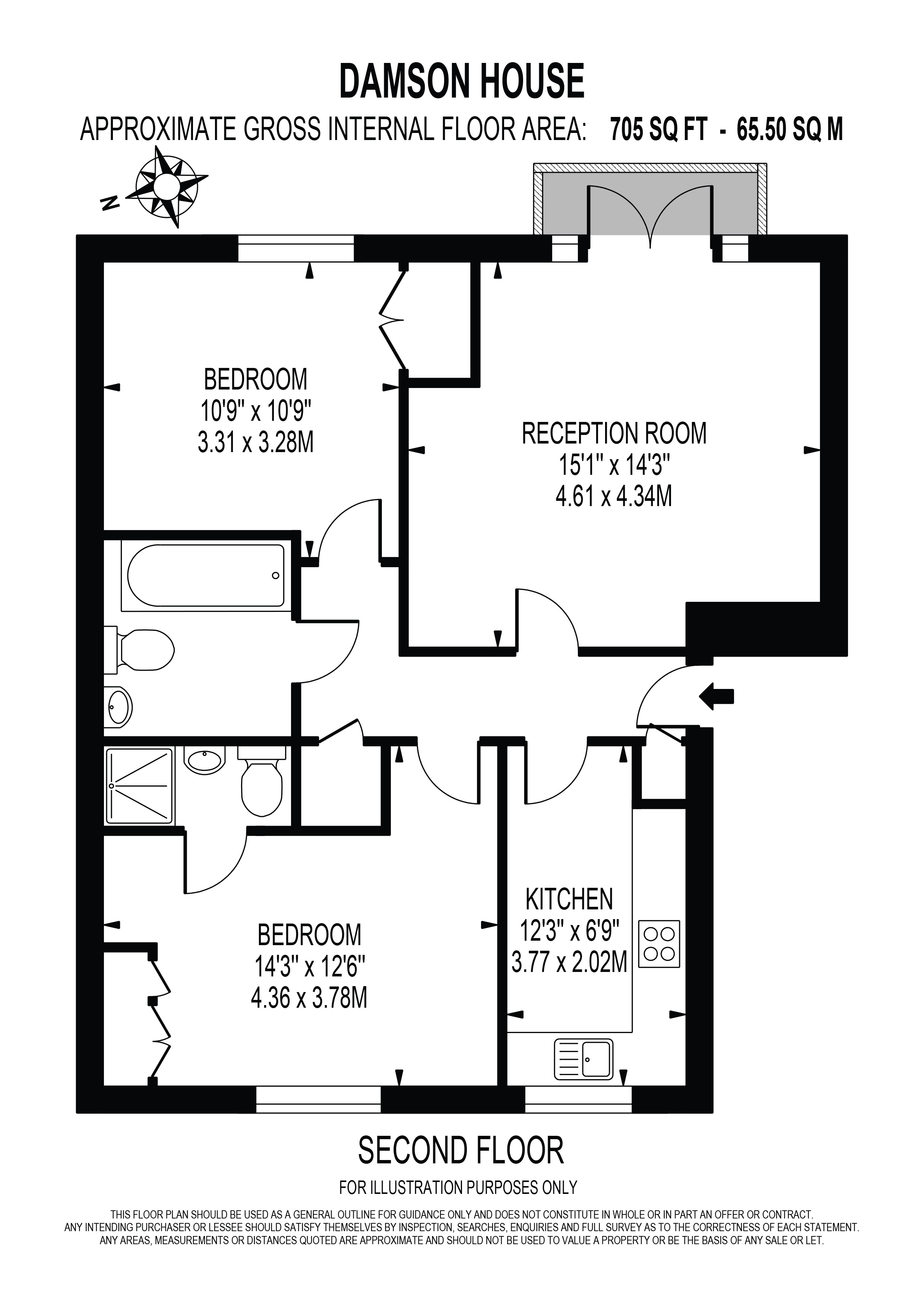 Damson House, Streatham Vale floorplan