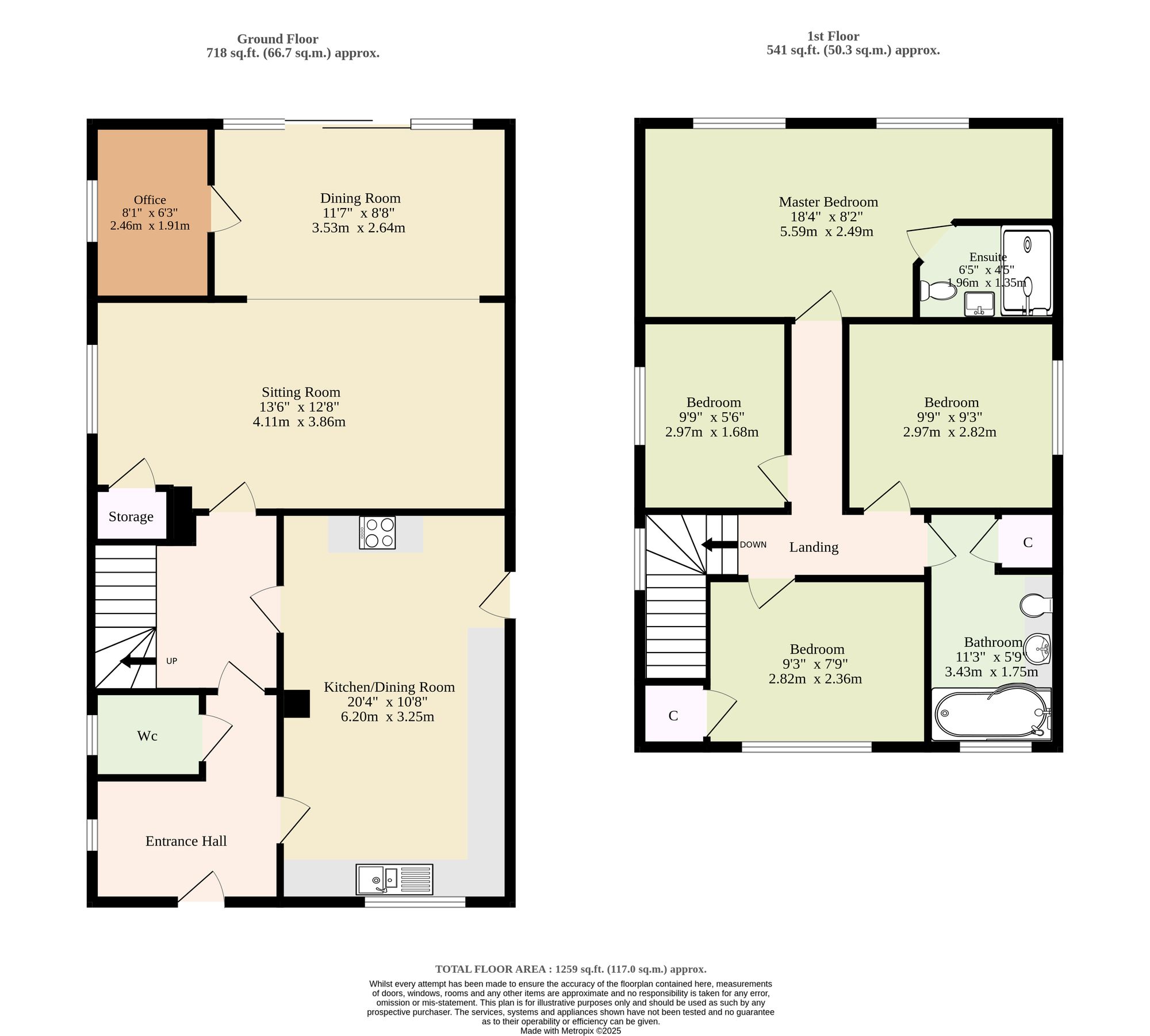 42 Amhurst Gardens, Great Yarmouth floorplan