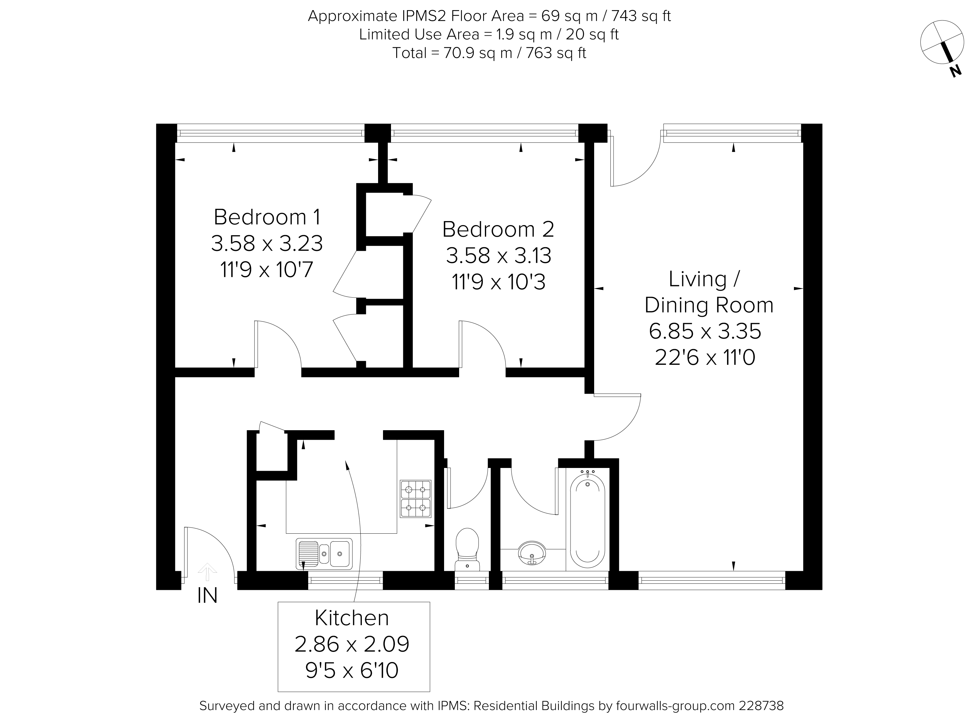 2 Bedrooms Flat to rent in Jireh Court, Haywards Heath RH16