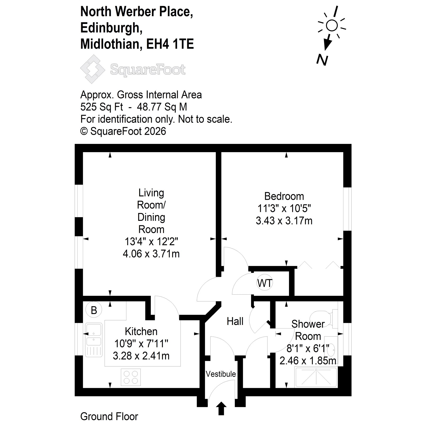 2/2, North Werber Place, Edinburgh Midlothian floorplan