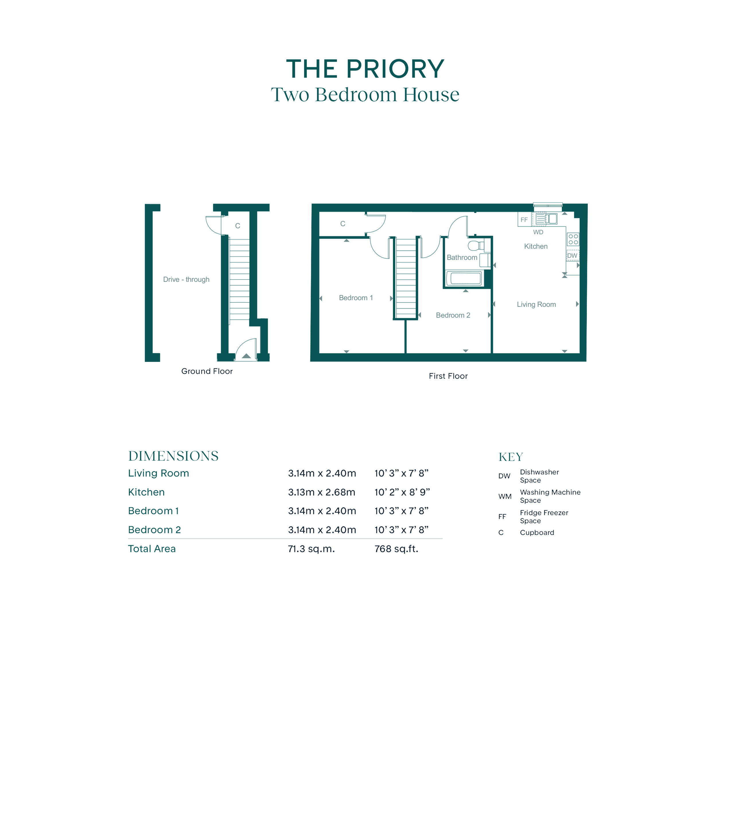 Leaf Living at Allium Park , Guildford, GU23, Ripley floorplan