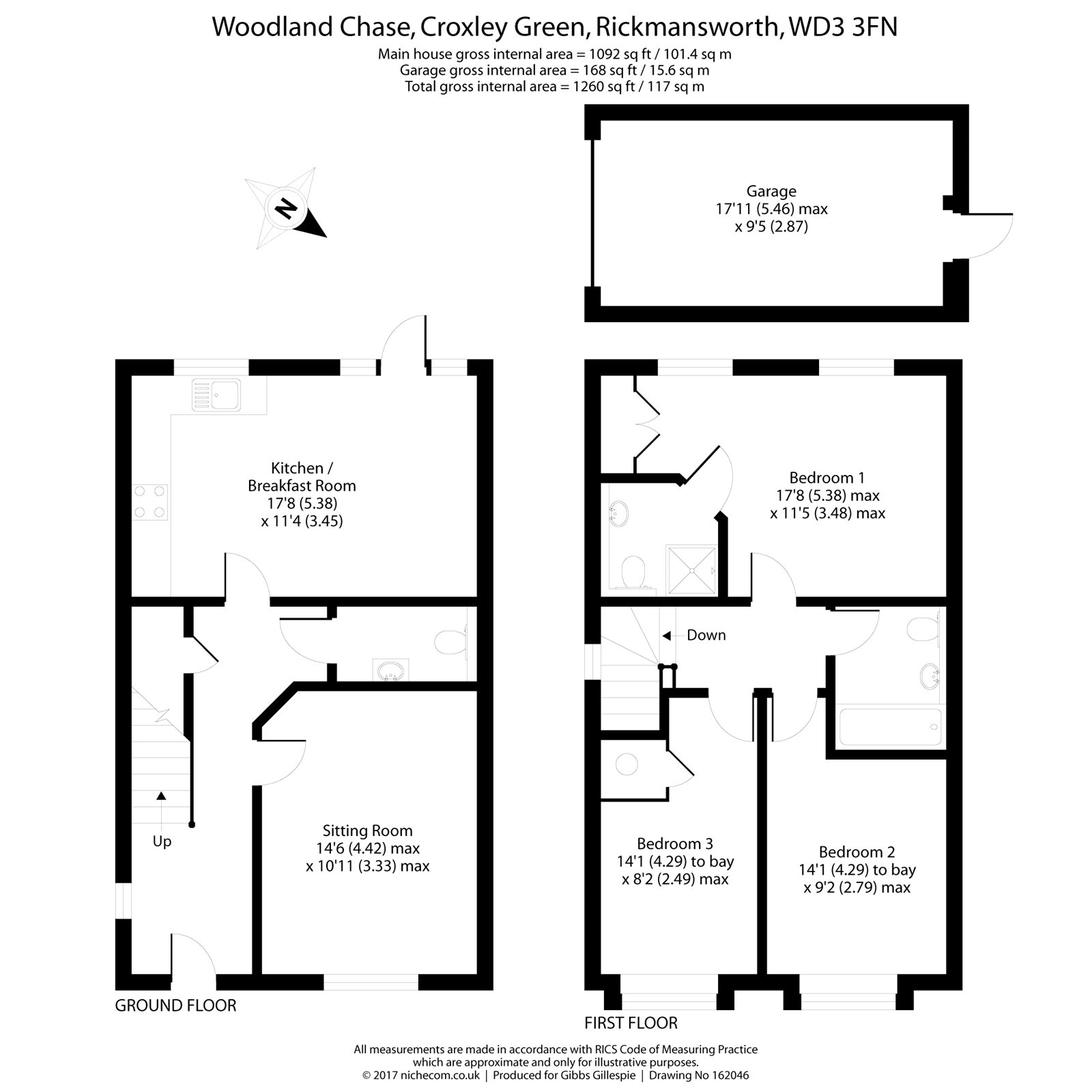 3 Bedrooms Semi-detached house for sale in Woodland Chase, Croxley Green, Hertfordshire WD3