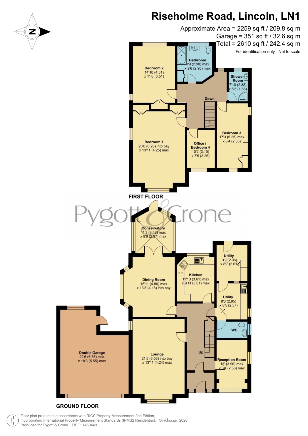 82, Riseholme Road, Lincoln floorplan
