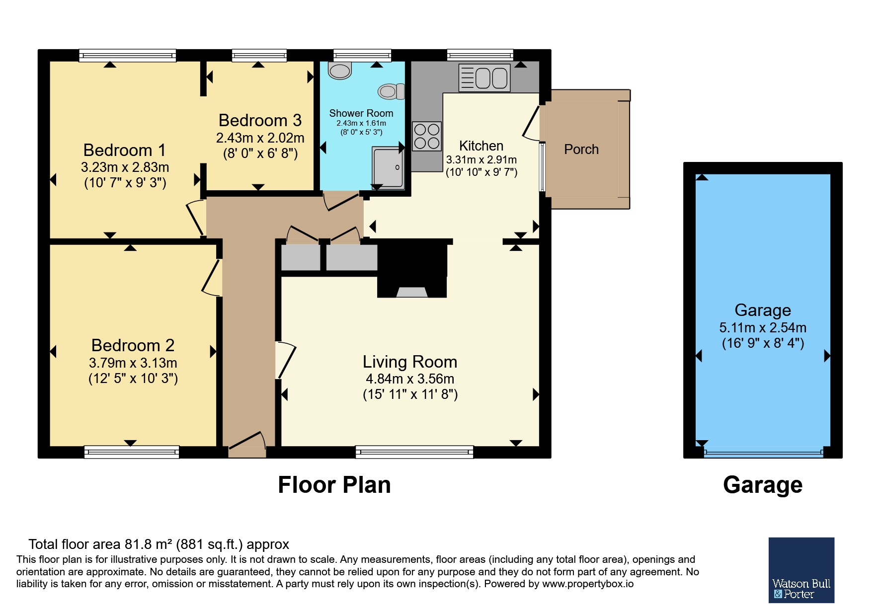 6, Yarborough Close, Ventnor floorplan