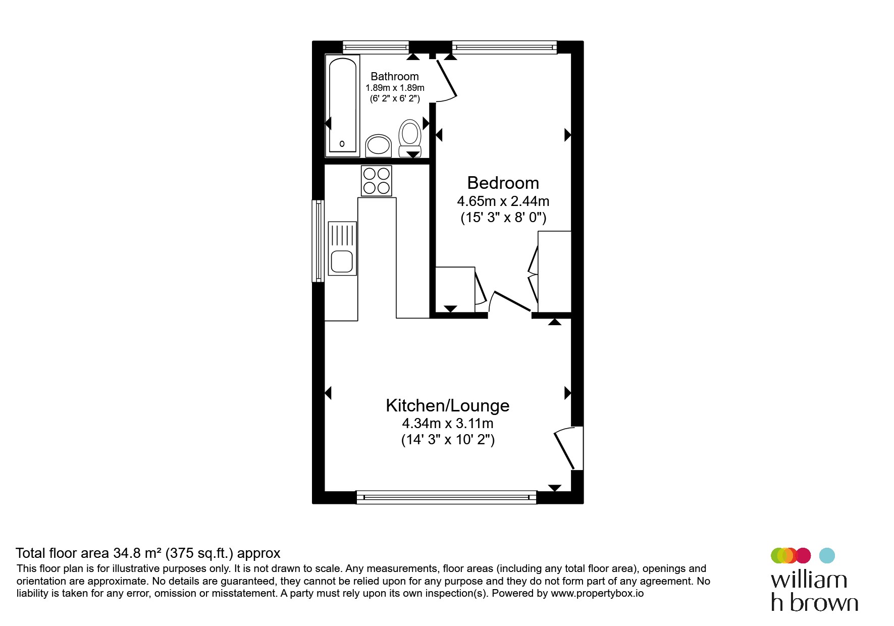1, Berners Way, Broxbourne floorplan