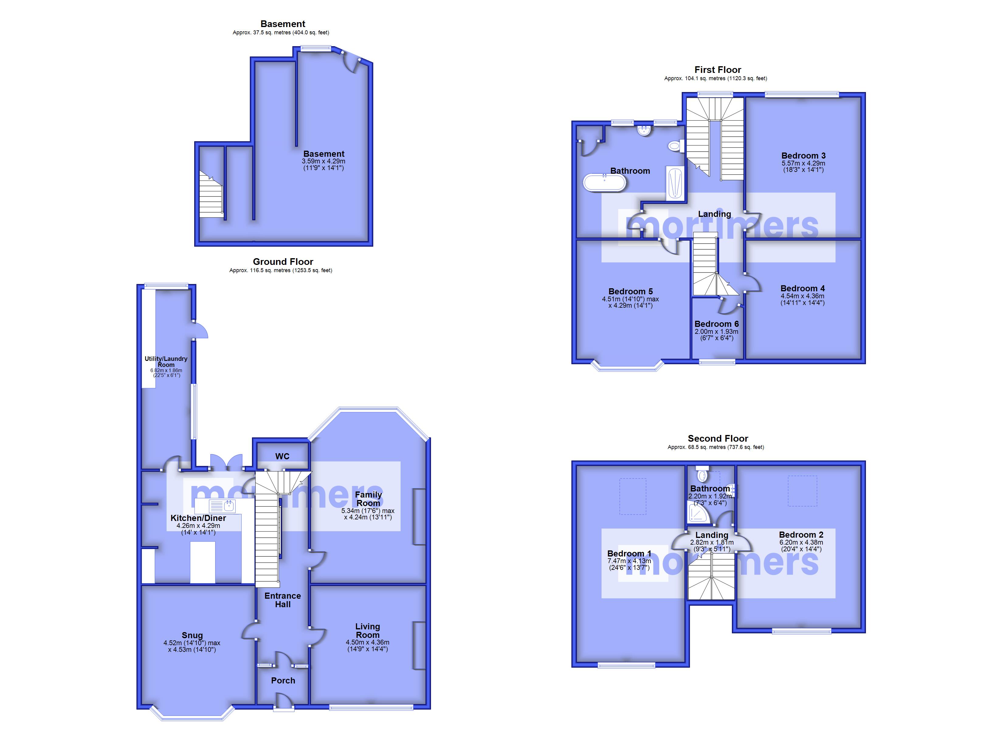 High Mount, 243, Whalley Road, Lancashire floorplan