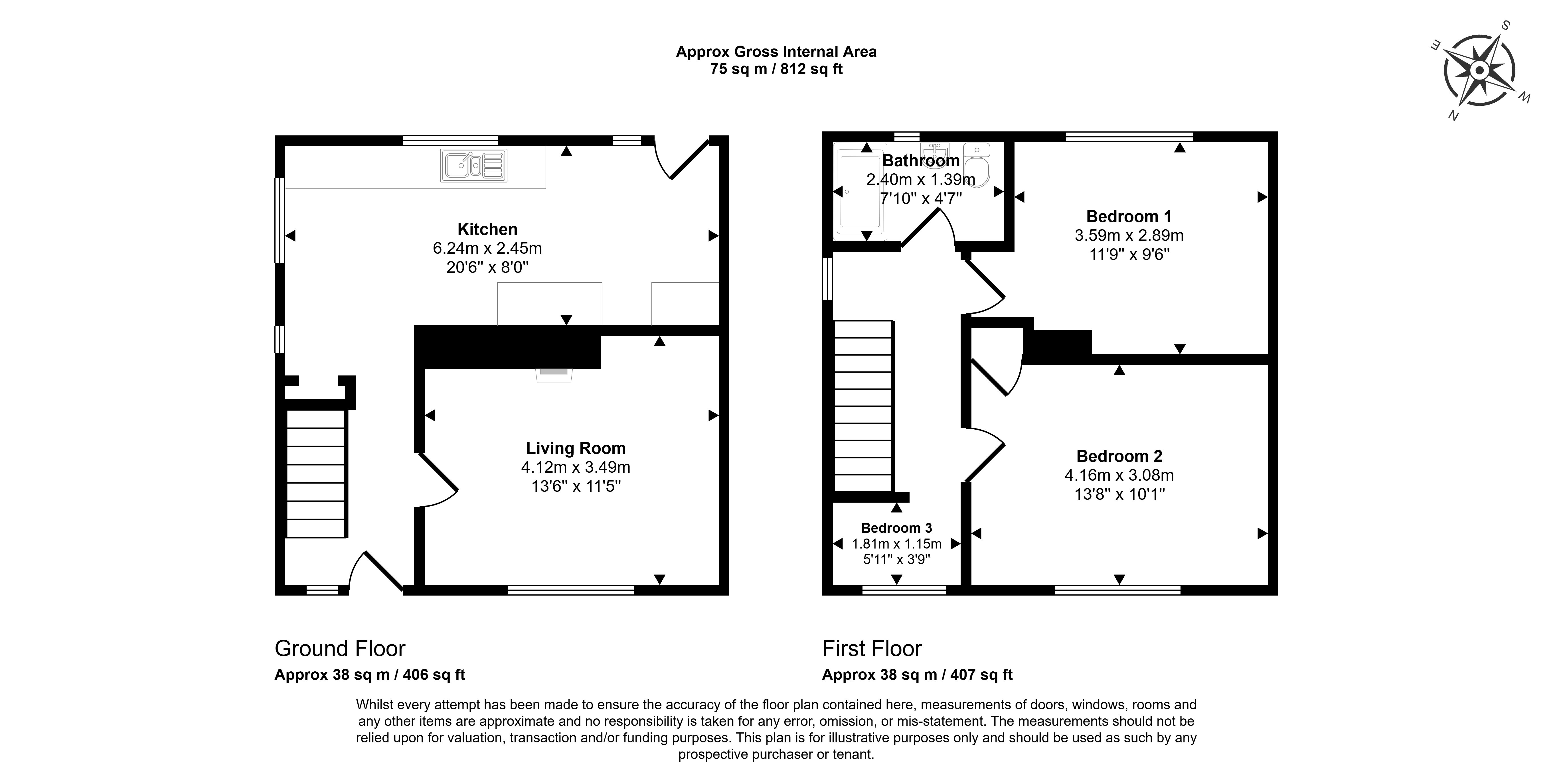 8, Clifton Road, Wakefield floorplan