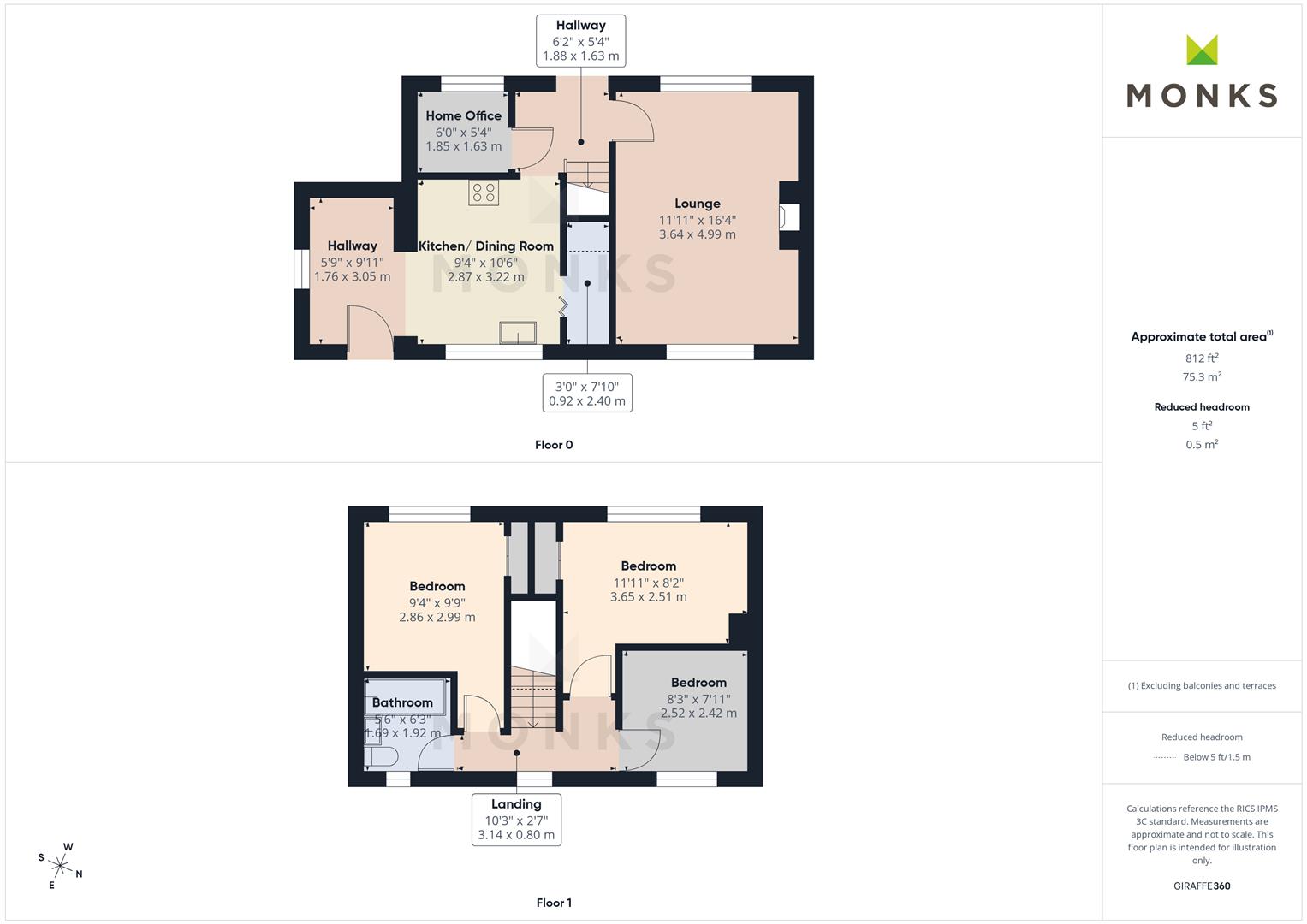 17, Callow Crescent, Shropshire floorplan