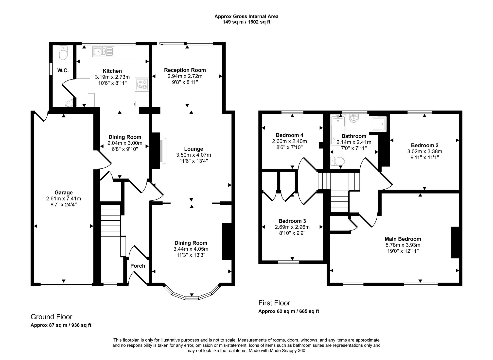 50 Winstanley Road, Wigan floorplan