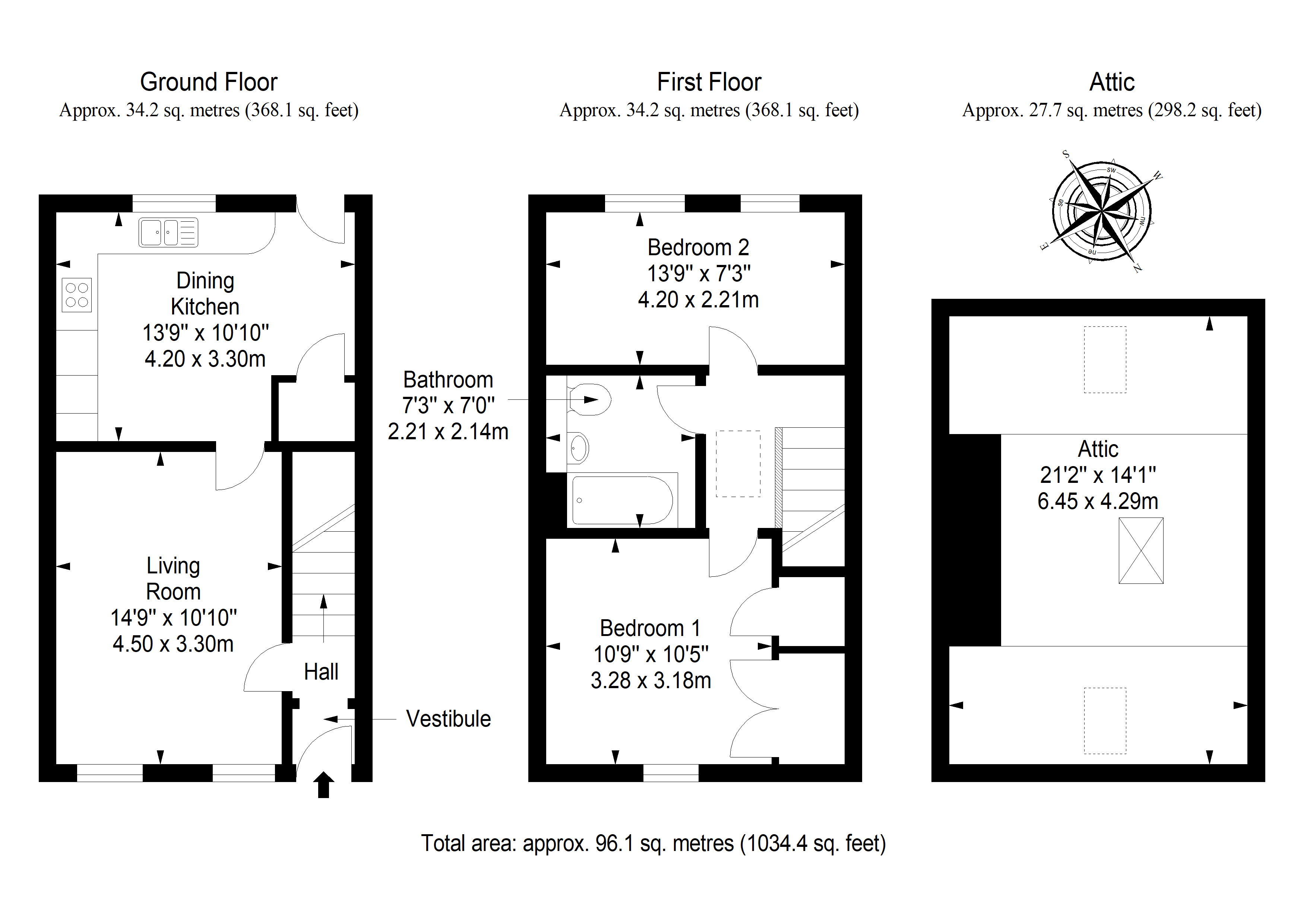 24, Woodbush Place, Dunbar floorplan