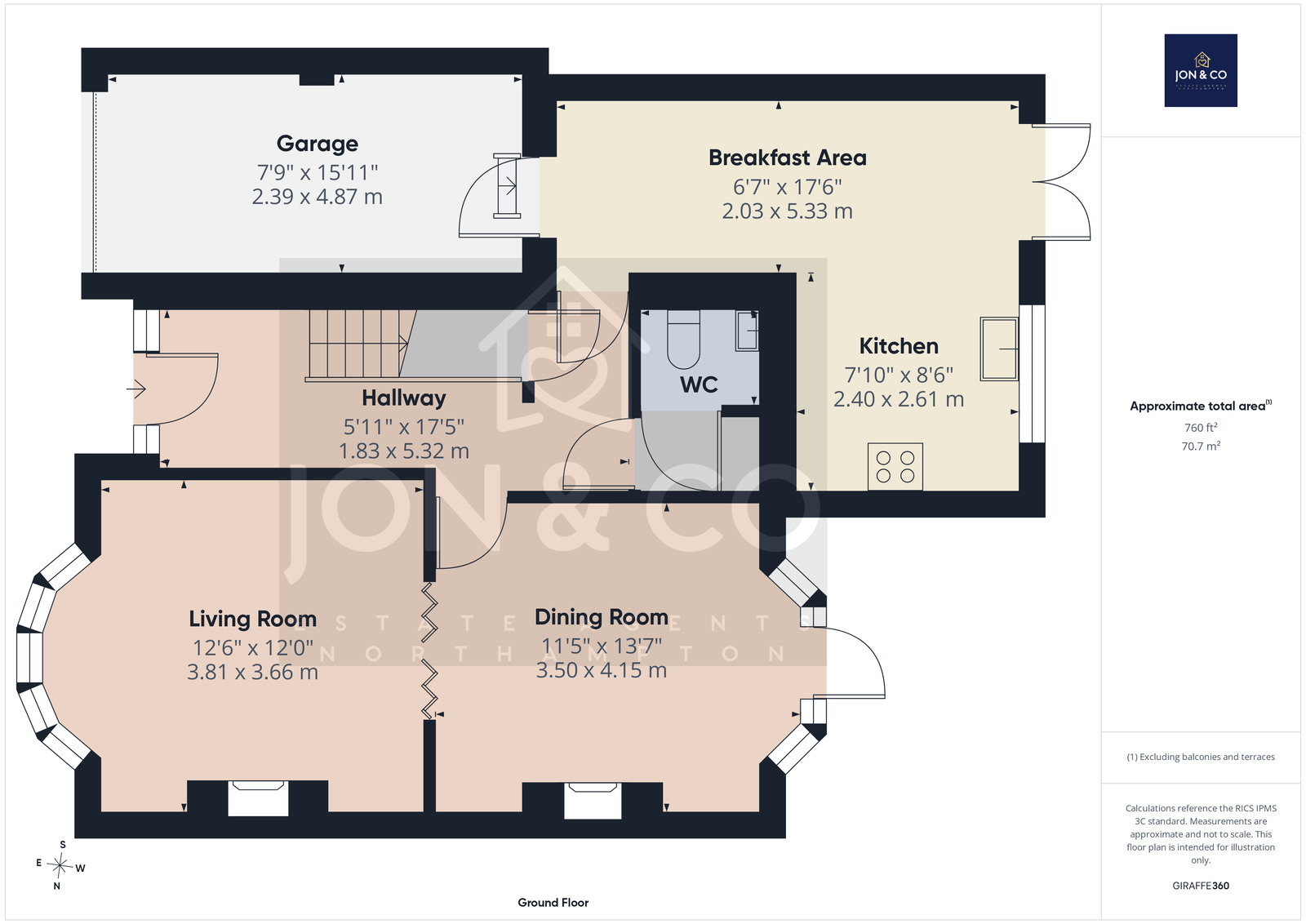 41, Bush Hill, Northampton floorplan
