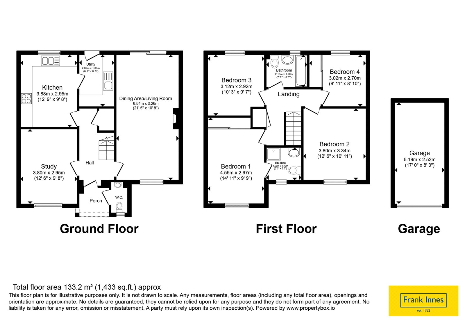 62, Bracken Road, Nottinghamshire floorplan