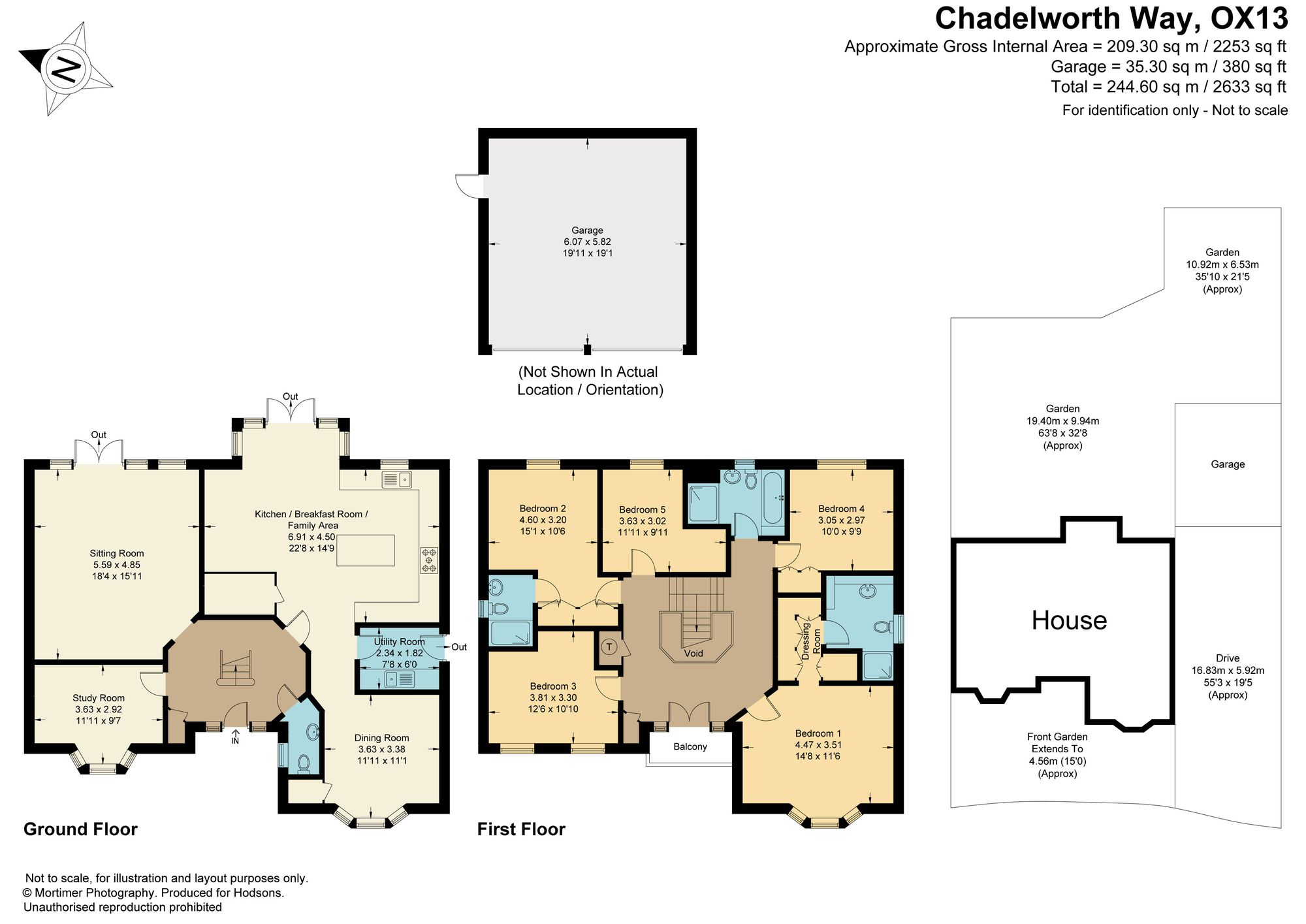 17 Chadelworth Way, Abingdon floorplan