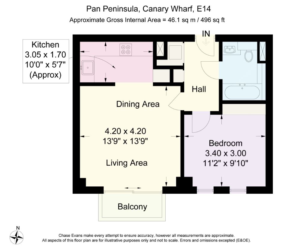 1 Bedrooms Flat to rent in Pan Peninsula Square, Canary Wharf, London E14