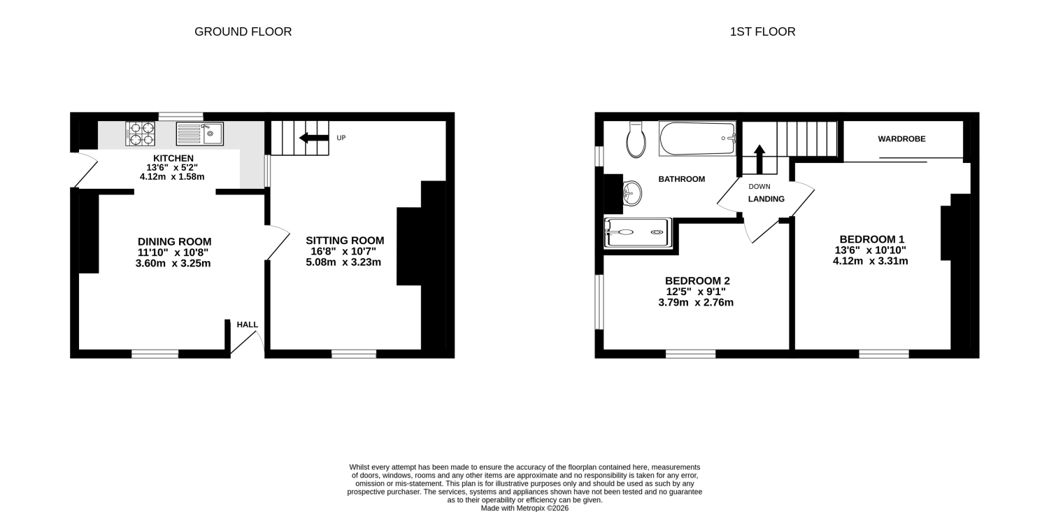Bryher, North End, Taunton floorplan