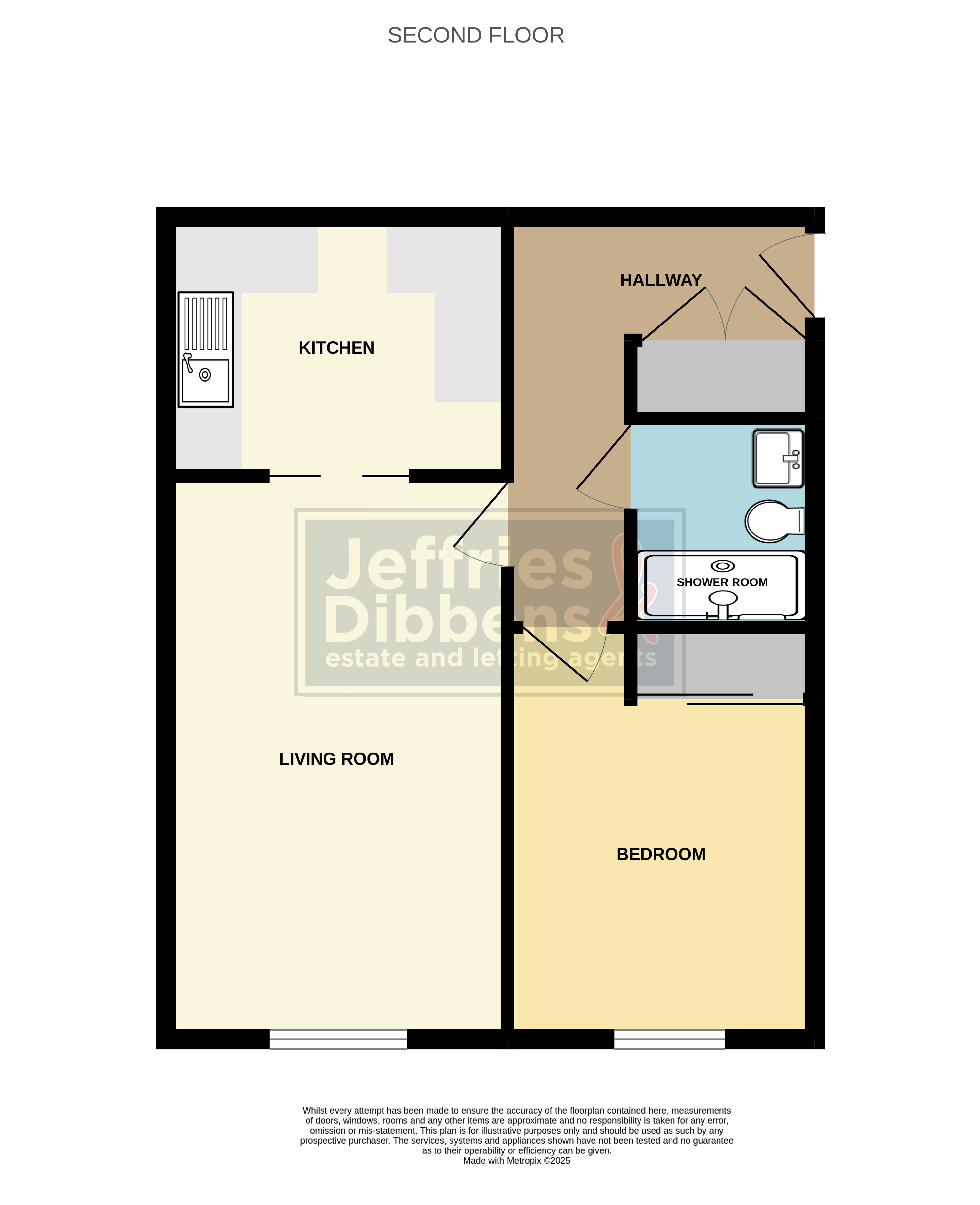 Flat 25 Mansion Court, Granada Road, Southsea floorplan
