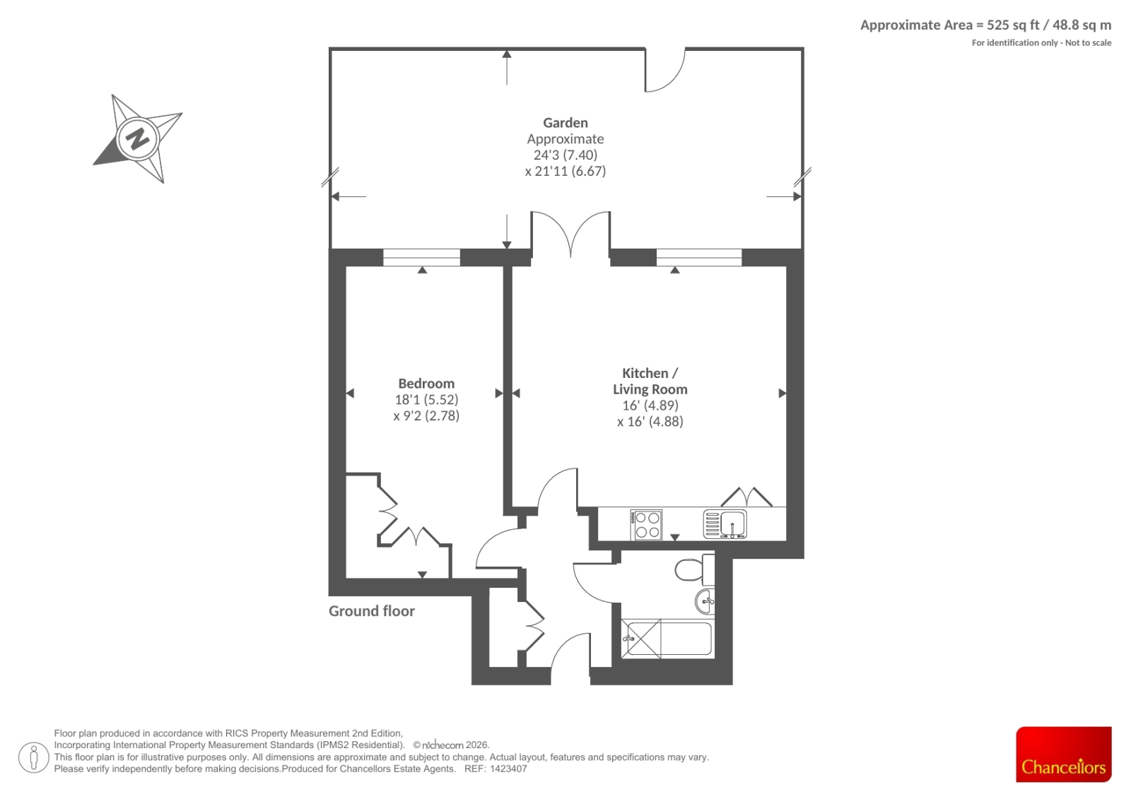 FLAT 3 NEW BARN, Calcot, Reading, Reading floorplan