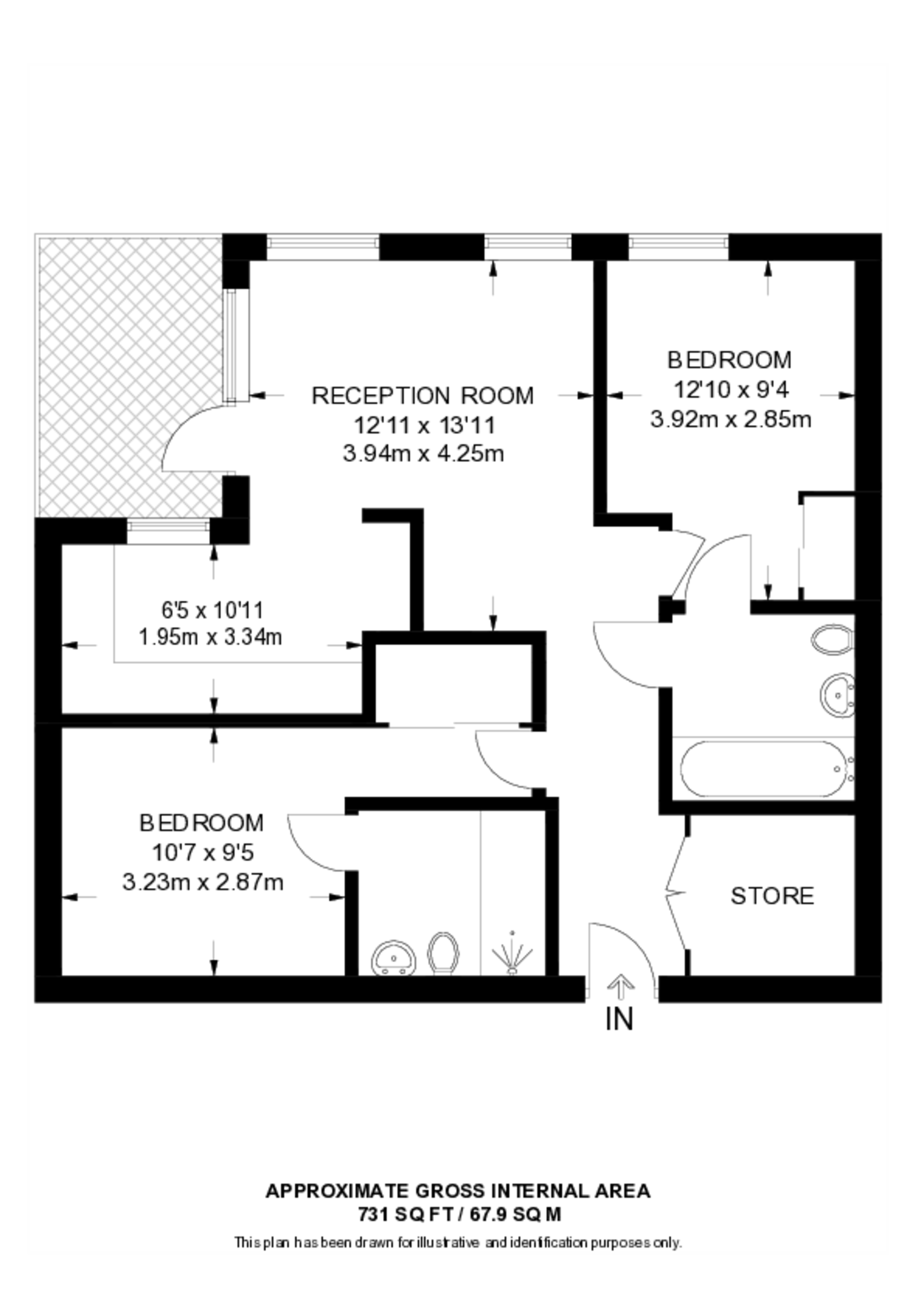 Brook Road, Hornsey floorplan