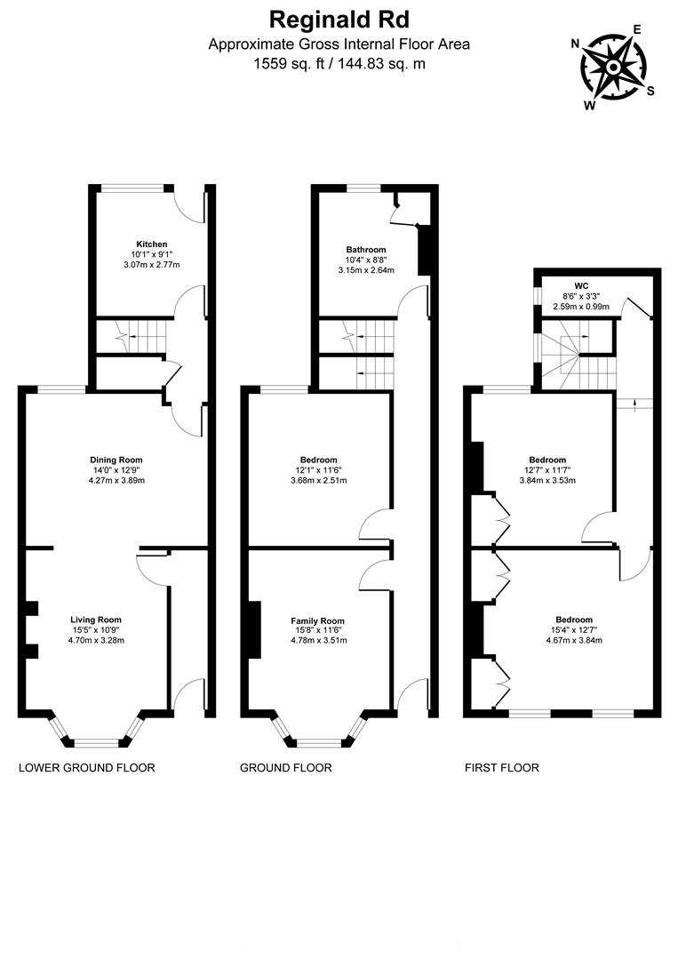 96, Reginald Road, Bexhill-On-Sea floorplan