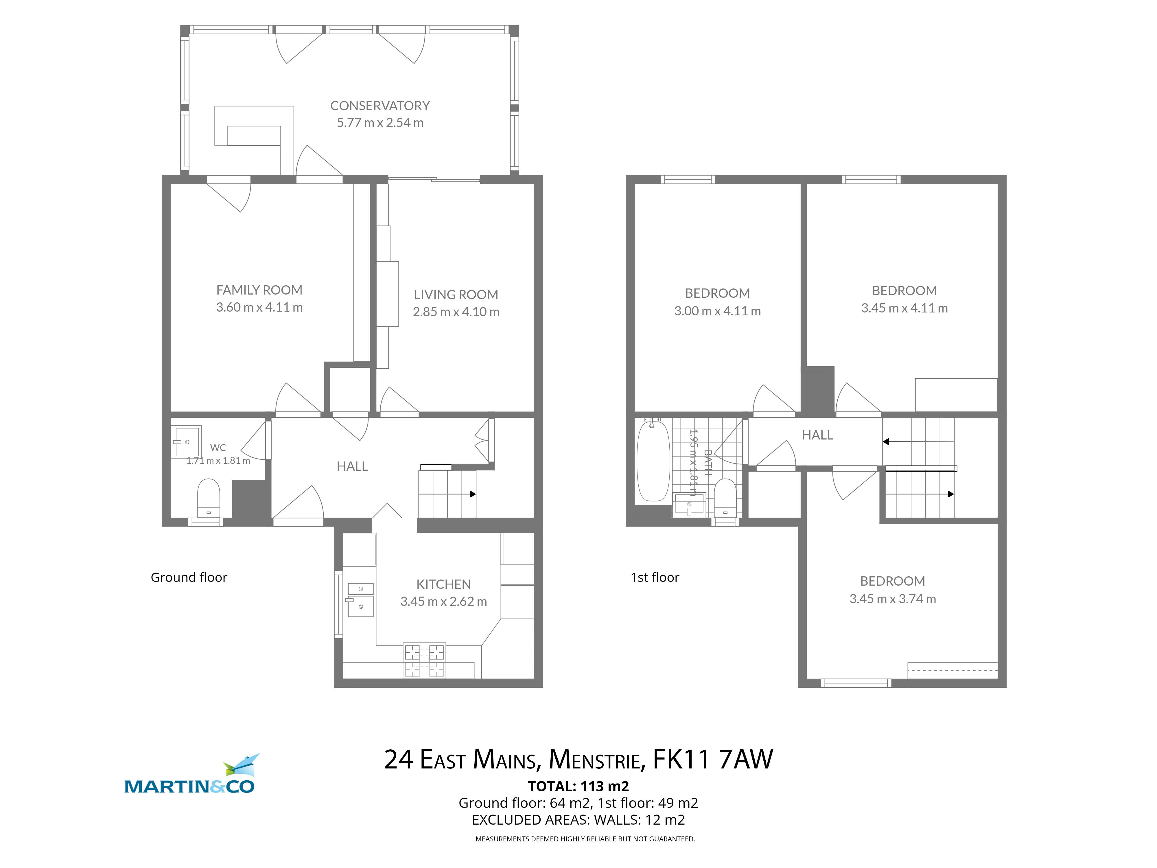24, East Mains, Clackmannanshire floorplan