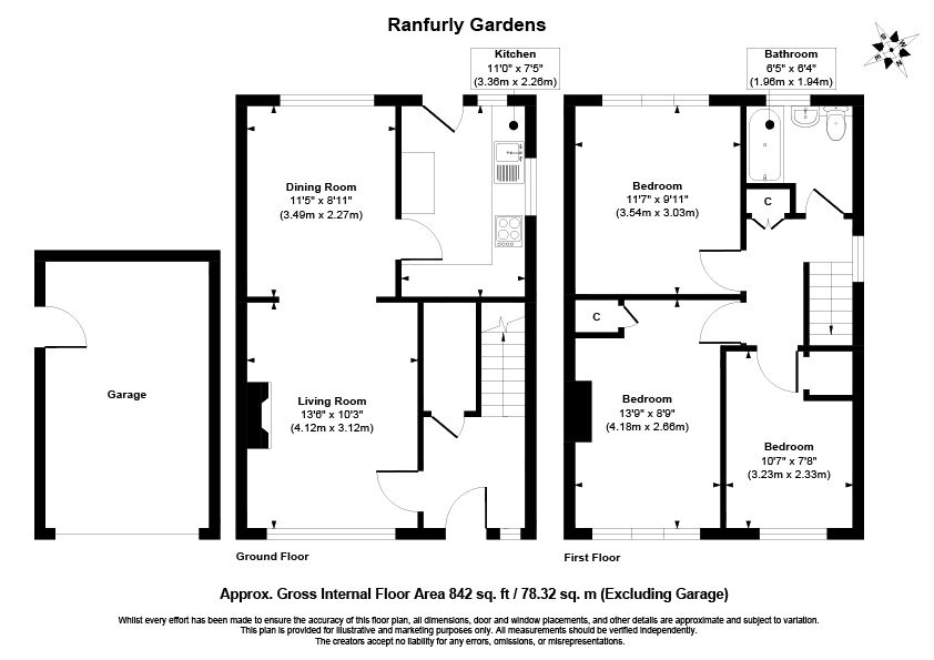 4, Ranfurly Gardens, Kirkcaldy floorplan