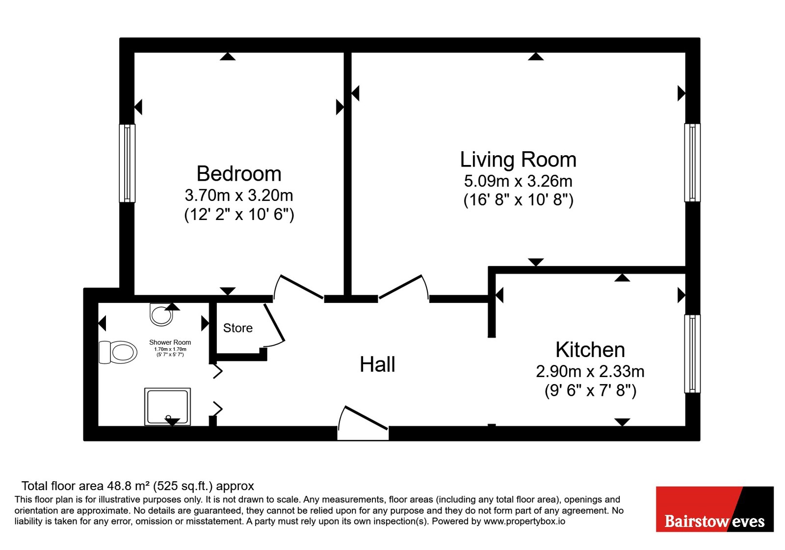 Croft Pool, Warwickshire floorplan