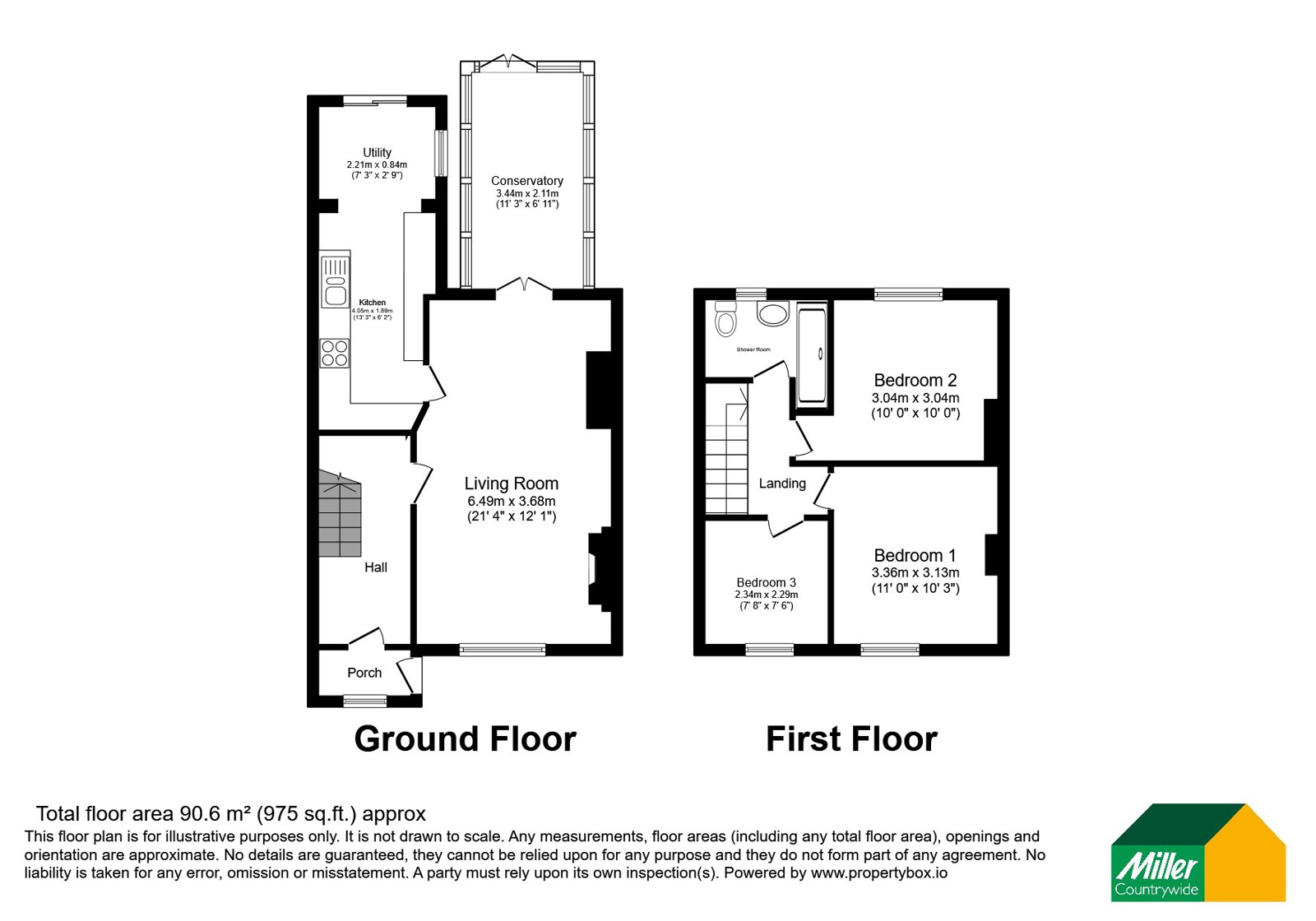 2 The Villas,, Trelights, Cornwall floorplan