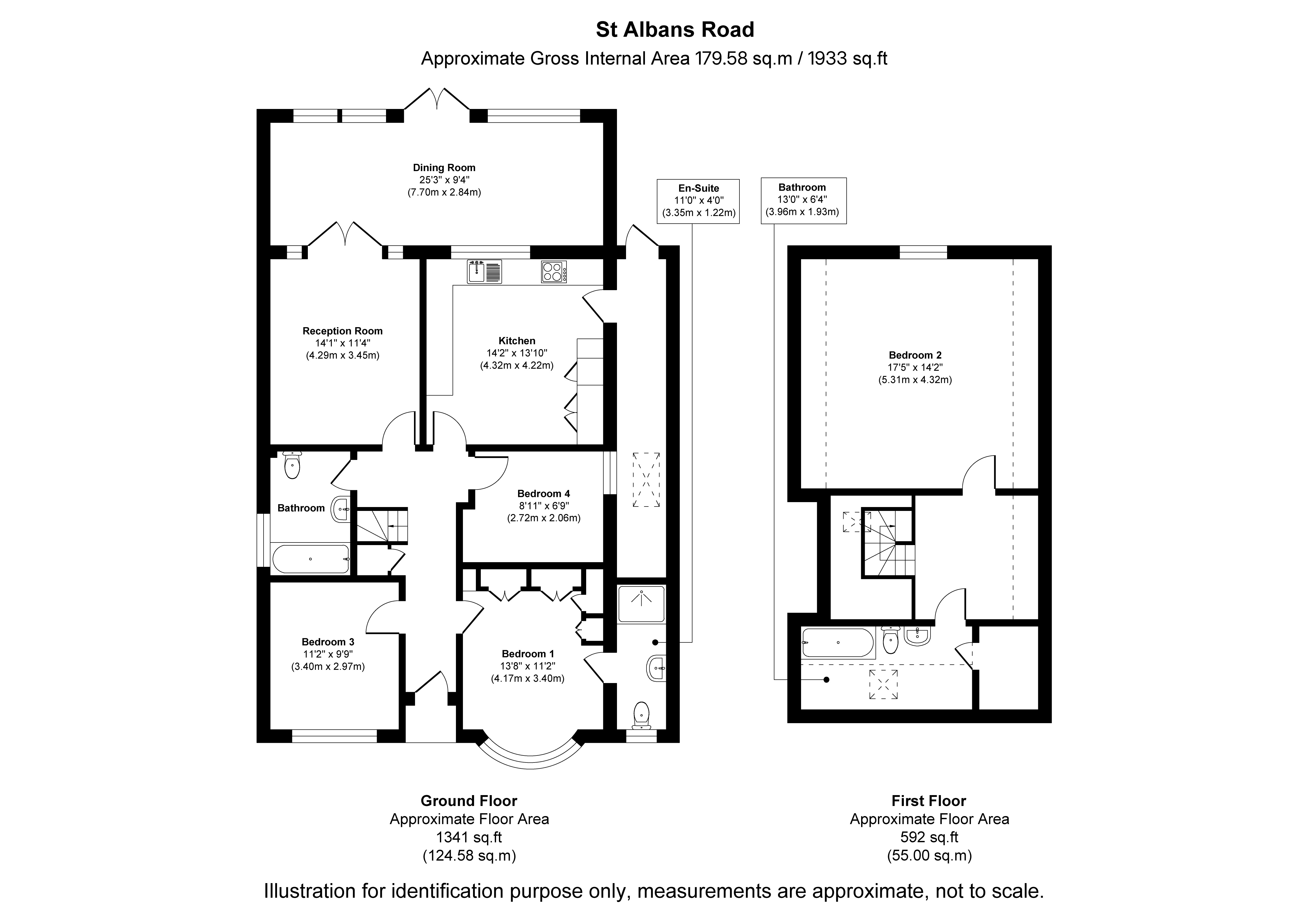 781, St. Albans Road, Hertfordshire floorplan