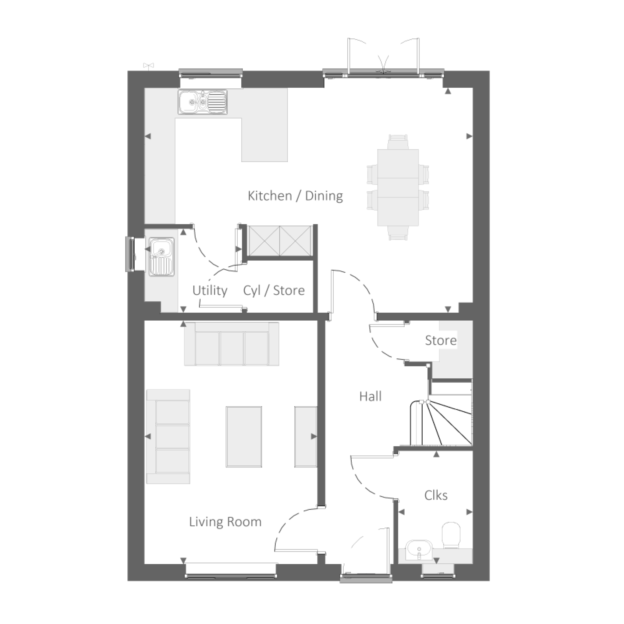 3, Holt Road, Wrexham floorplan