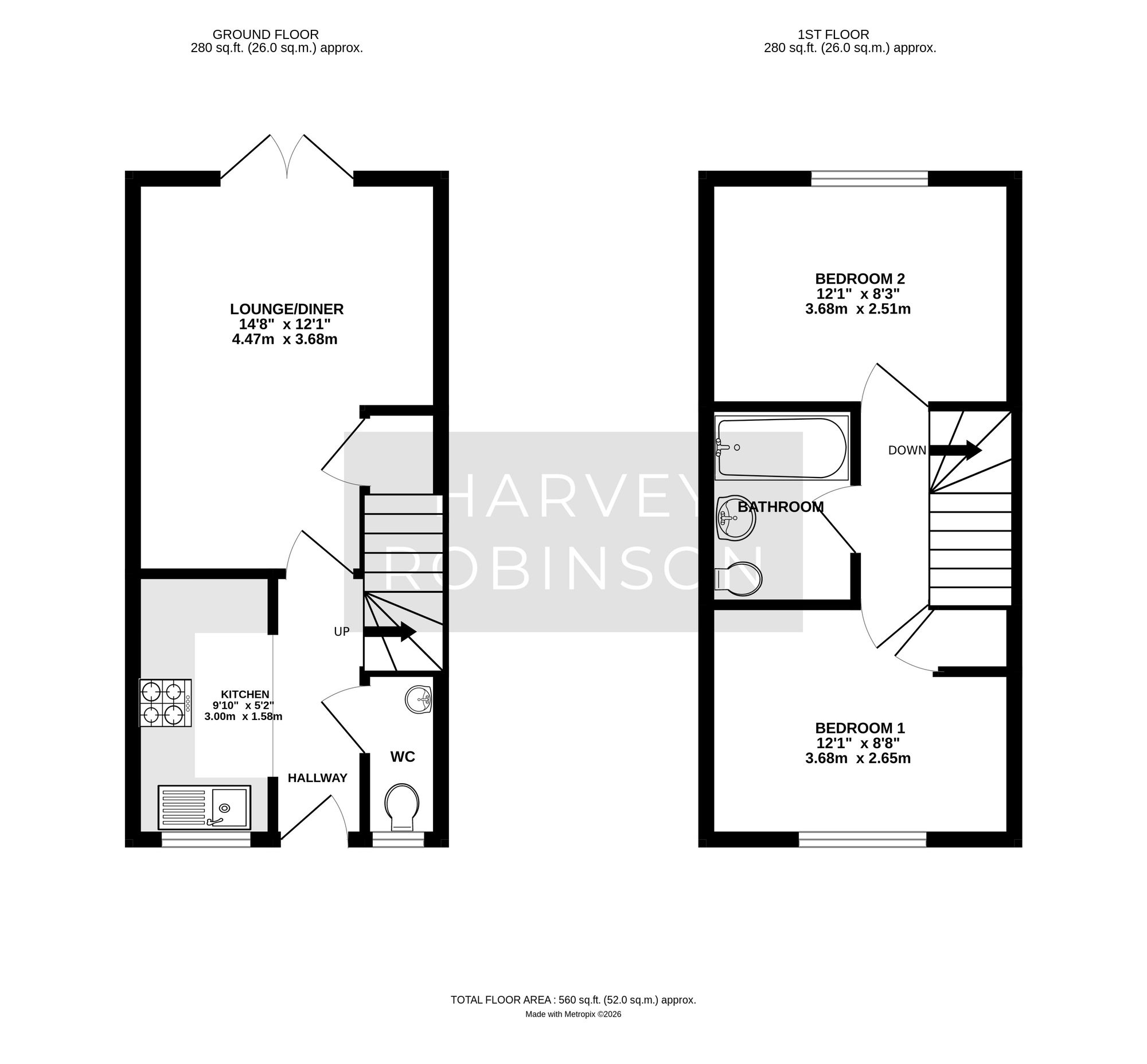 25 Crocus Close, St. Neots floorplan