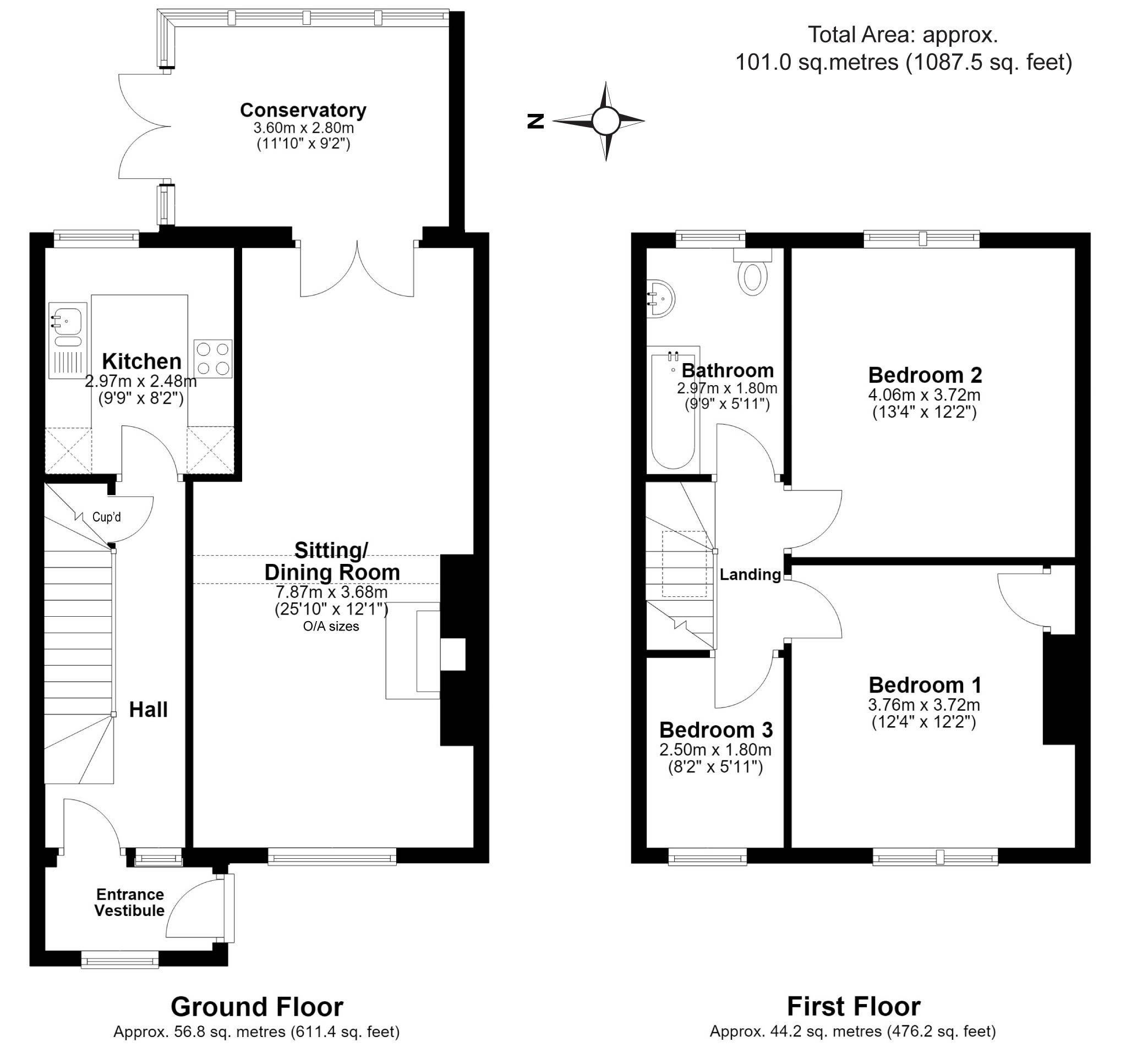 9, Southfield Gardens West, Edinburgh floorplan