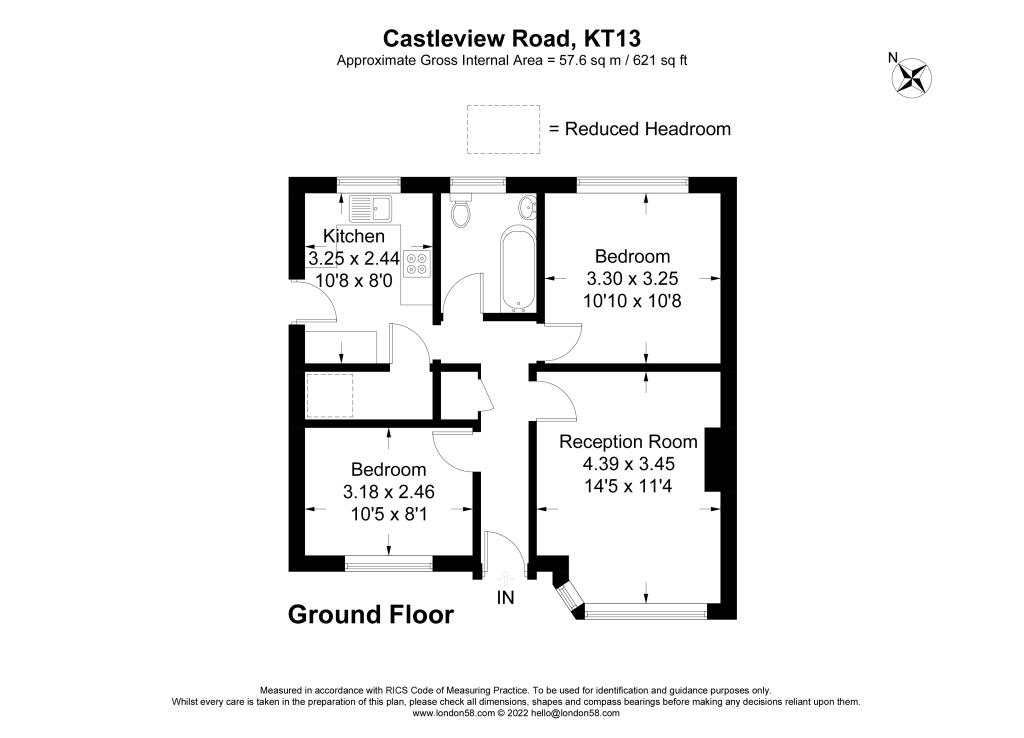 10, Castleview Road, Surrey floorplan