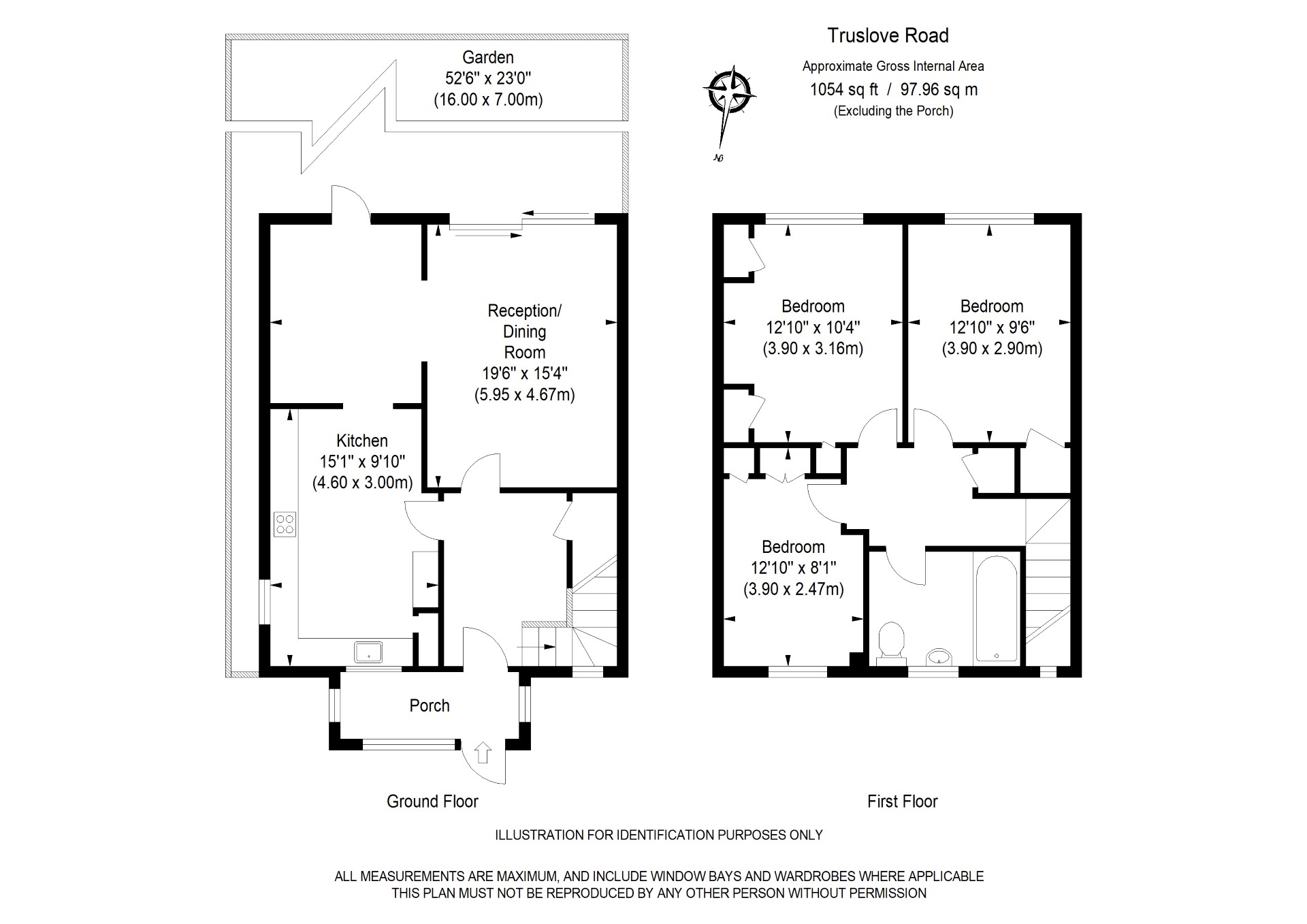37, Truslove Road, London floorplan