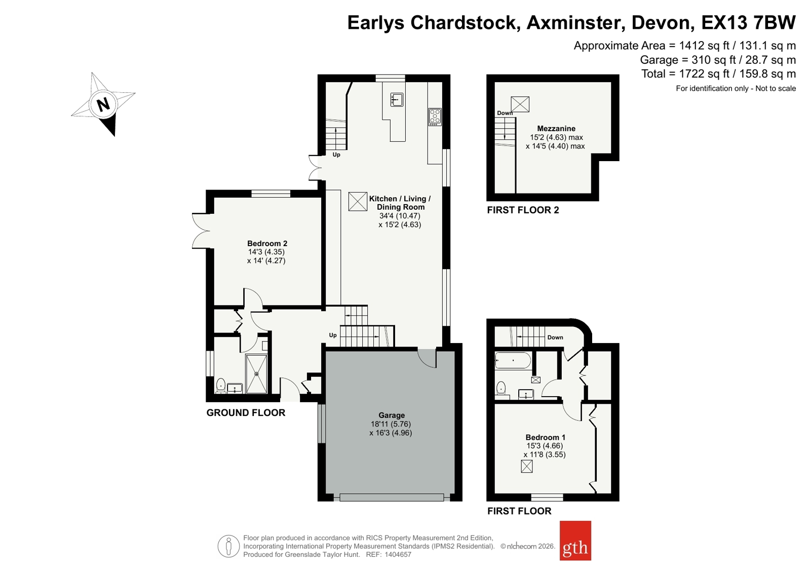 Earlys,, Chardstock, Devon floorplan