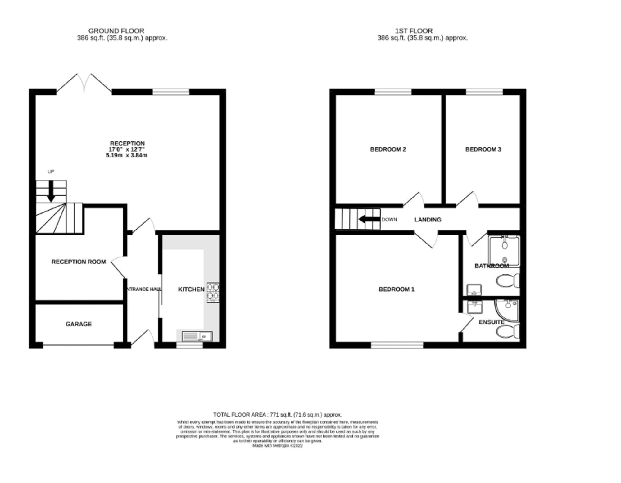 3 Sarah Close, Bournemouth floorplan