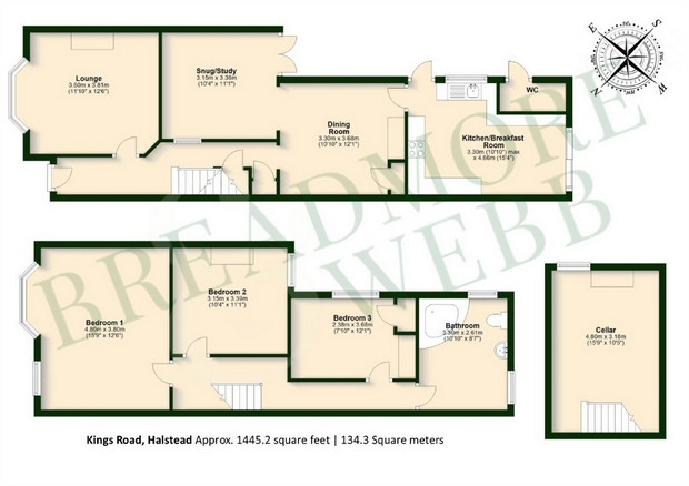 3 Bedrooms End terrace house for sale in Kings Road, Halstead CO9