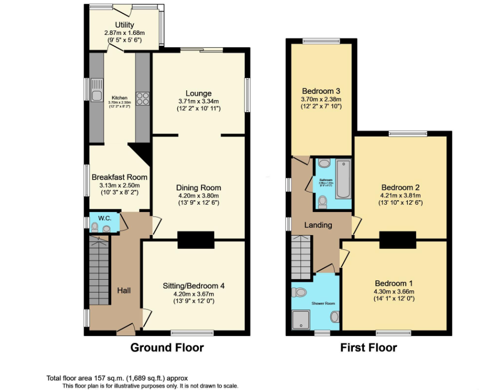45, Colman Road, Norwich floorplan
