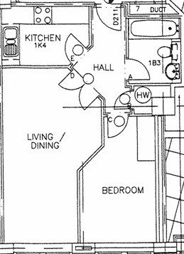 211 Whitehouse Apartments,, 9 Belvedere Road, London floorplan