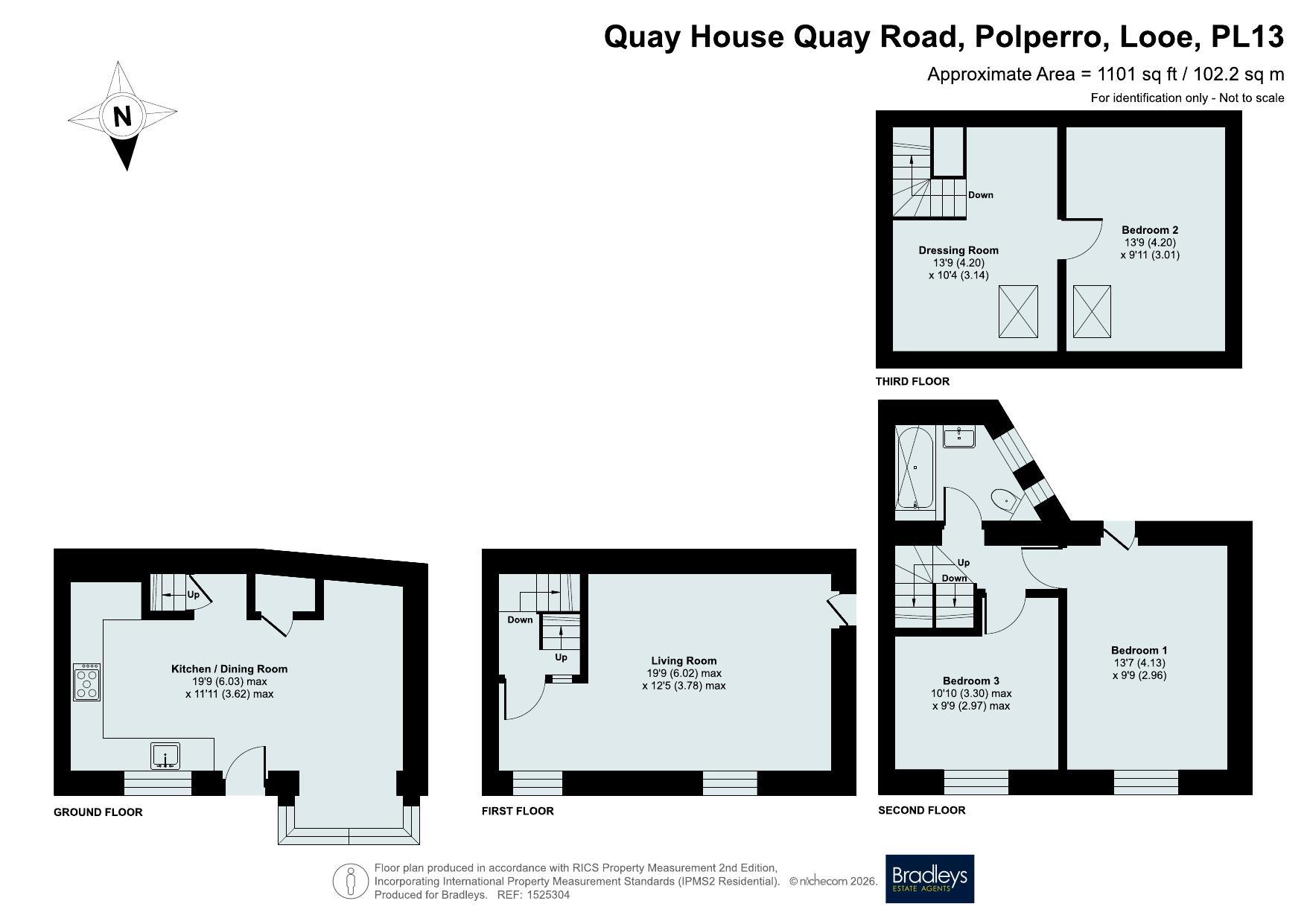 Quay House,, Quay Road, Looe floorplan