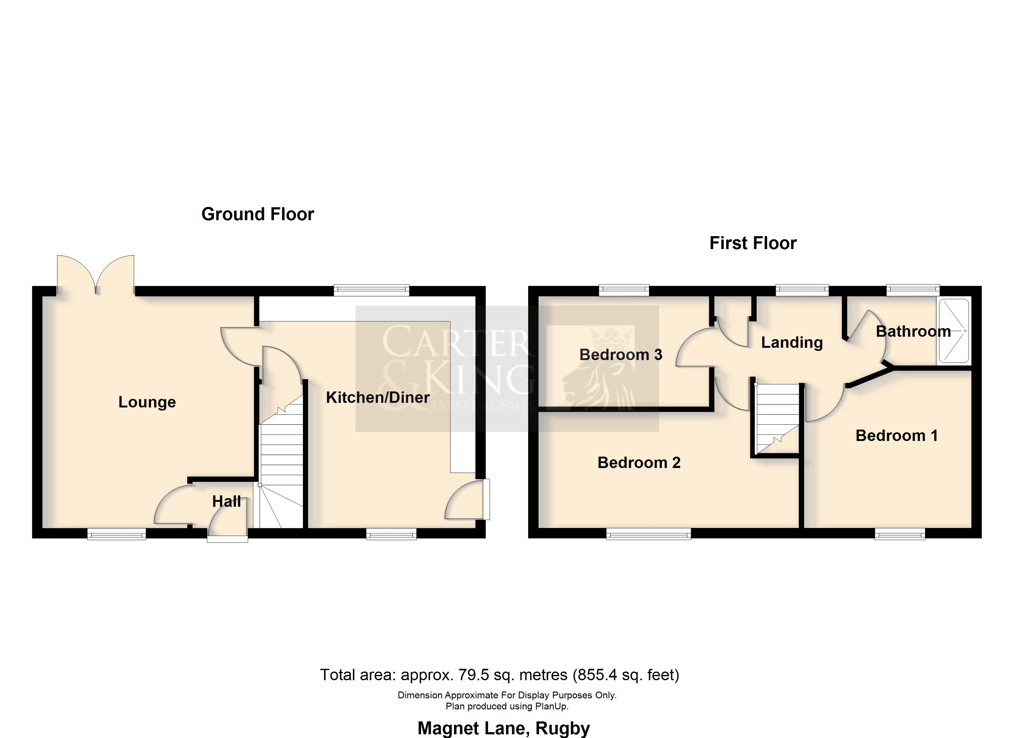 94, Magnet Lane, Rugby floorplan